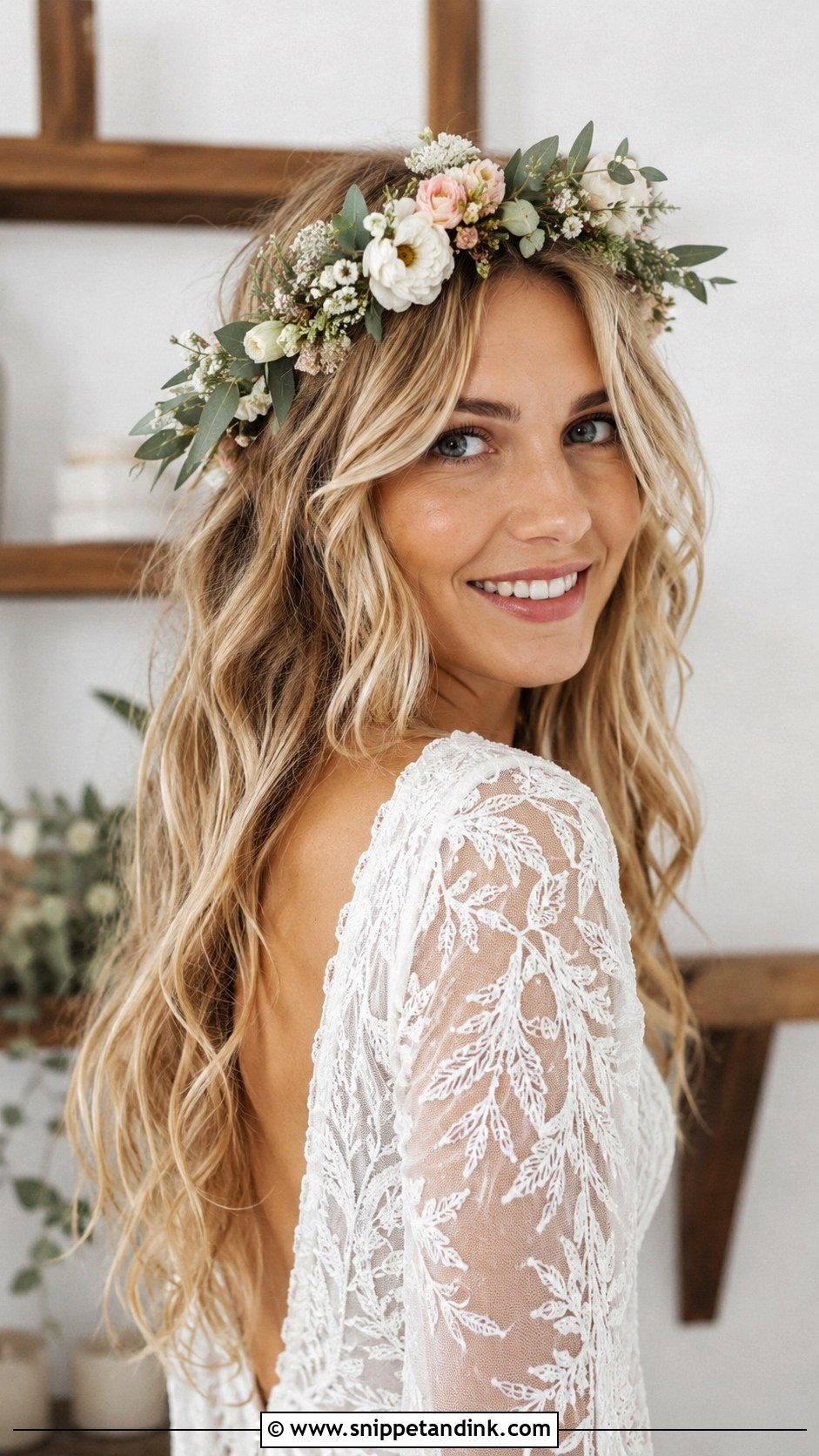 Loose Boho Waves - Snippet and Ink - 35 Bridal Hairstyle Ideas