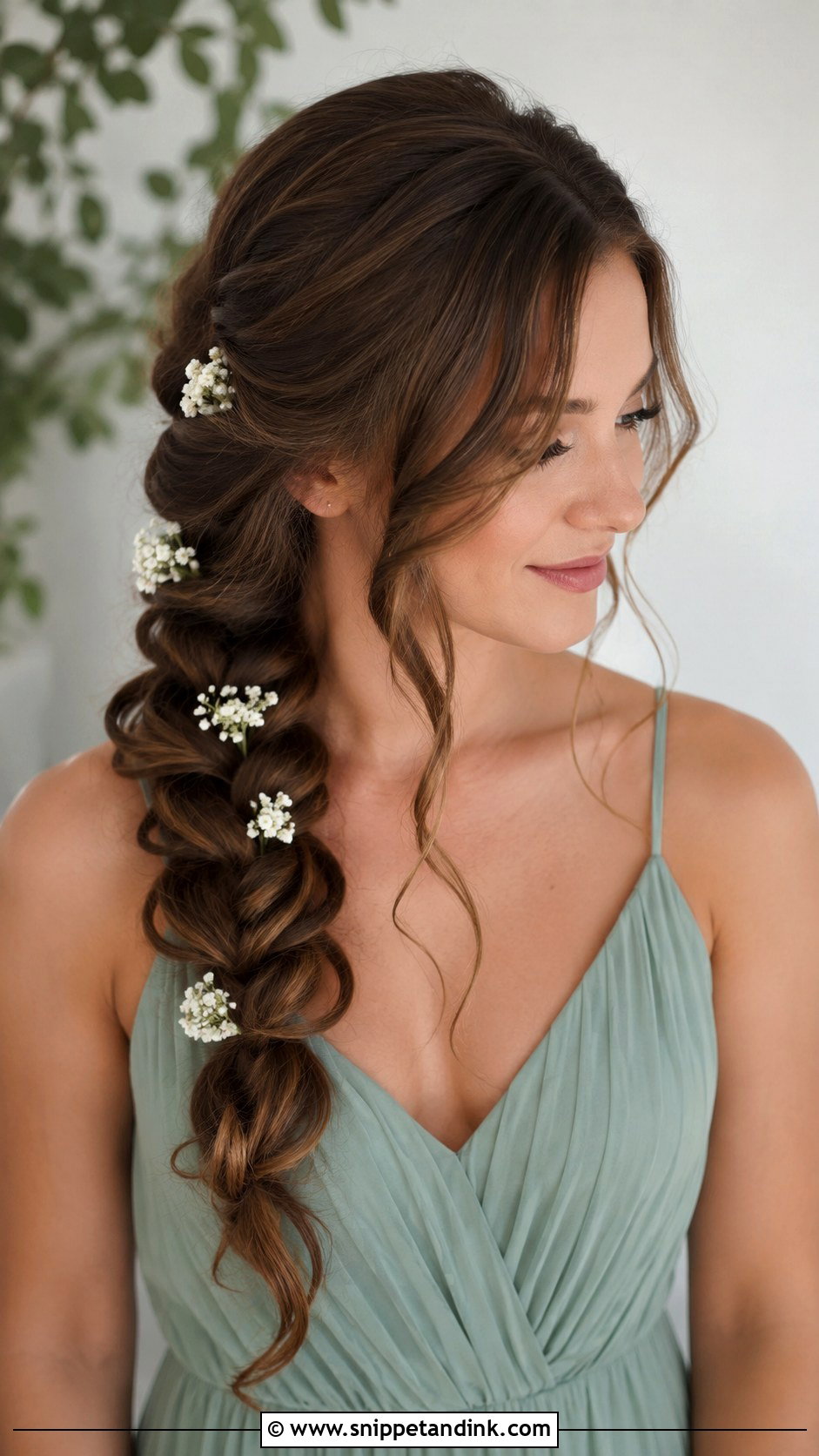 Loose Braid Bridesmaid Hairstyle - Snippet and Ink - 20 Hairstyles for a Wedding Bridesmaid