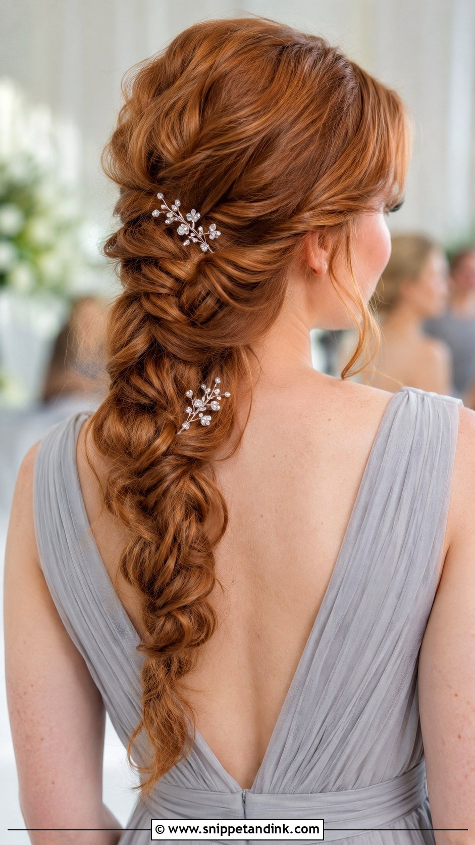 Loose Braid Bridesmaid Hairstyle - Snippet and Ink - 20 Bridesmaid Hairstyles with Braids