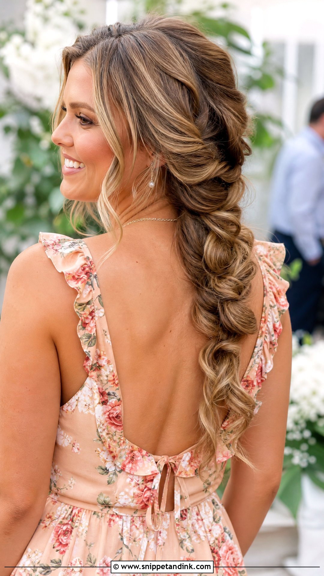 Loose Braid Wedding Guest Hair - Snippet and Ink - 20 Simple Hair Do for Wedding Guest Ideas
