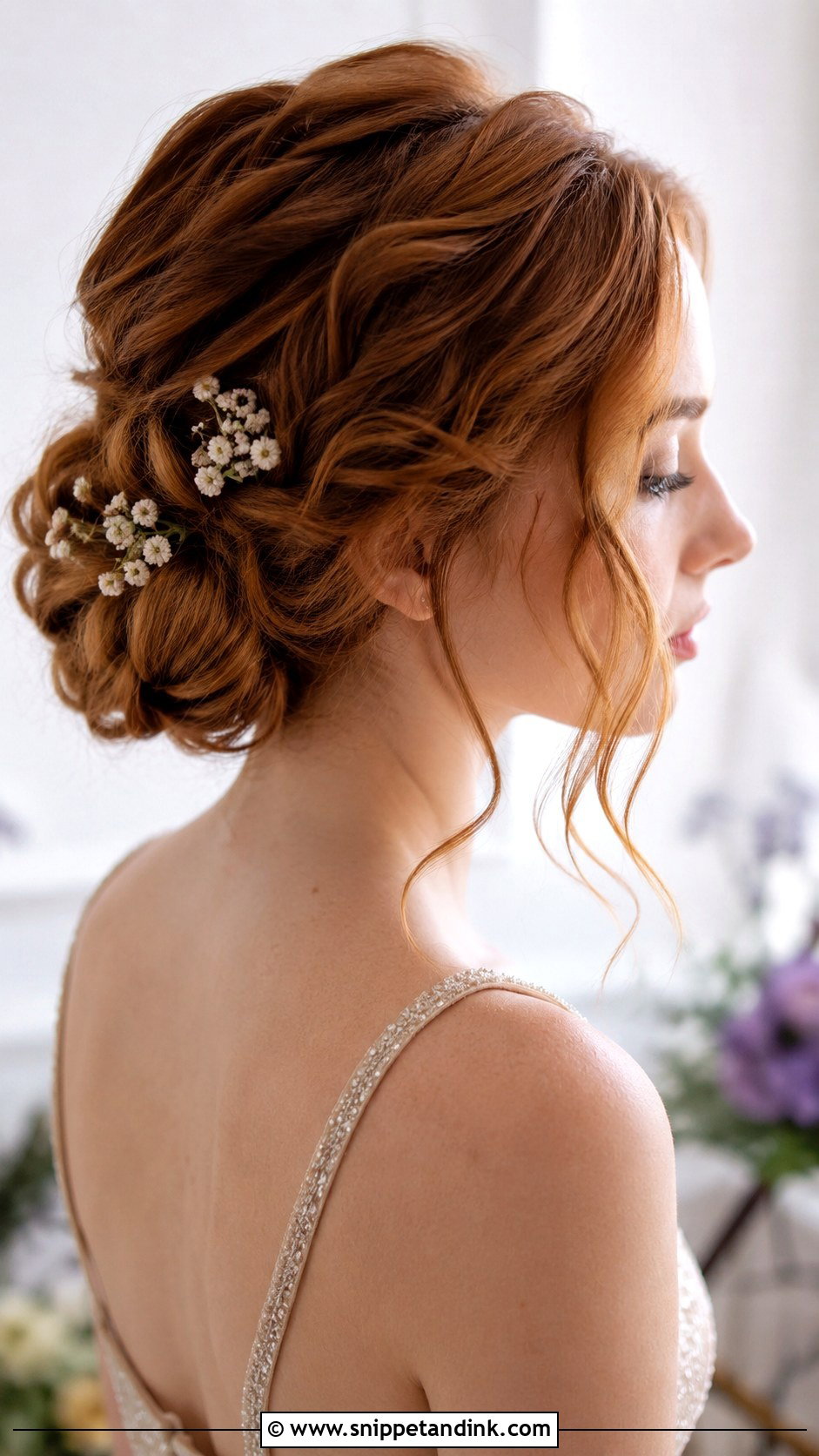 Loose Braided Bun - Snippet and Ink - 30 Wedding Guest Hairstyles for Long Hair