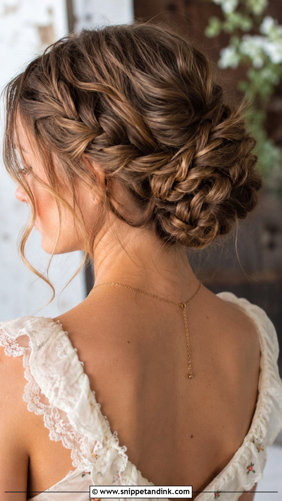 Loose Braided Bun for Long Hair - Snippet and Ink - 20 Hair for Wedding Guest Long Ideas