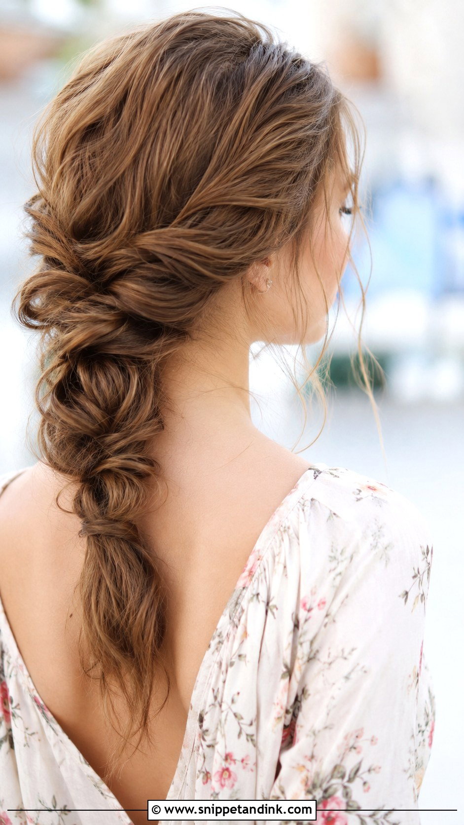 Loose Braided Ponytail - Snippet and Ink - 30 Engagement Hair Ideas