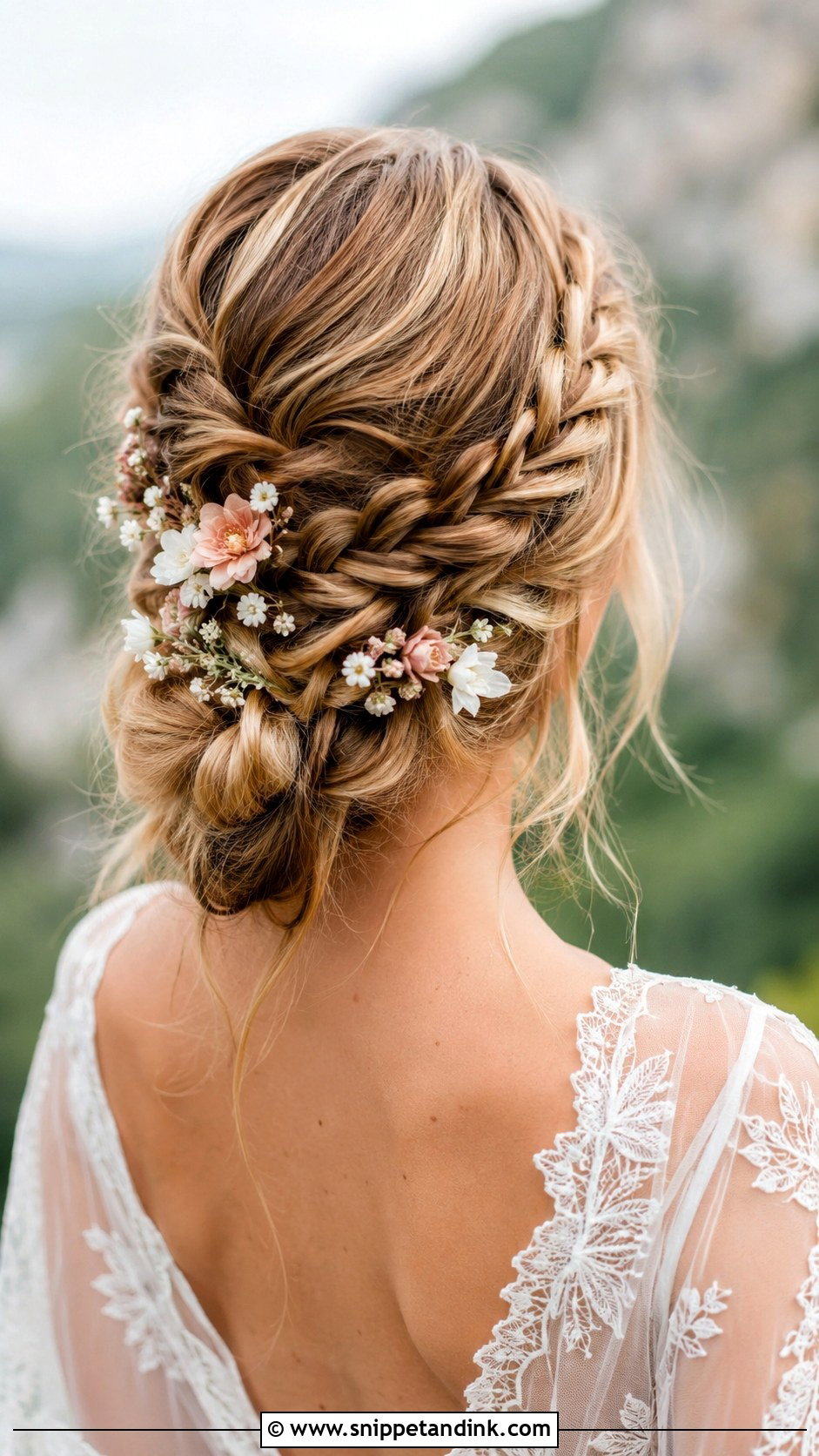 Loose Braided Updo - Snippet and Ink - 20 Classy Wedding Hairstyles