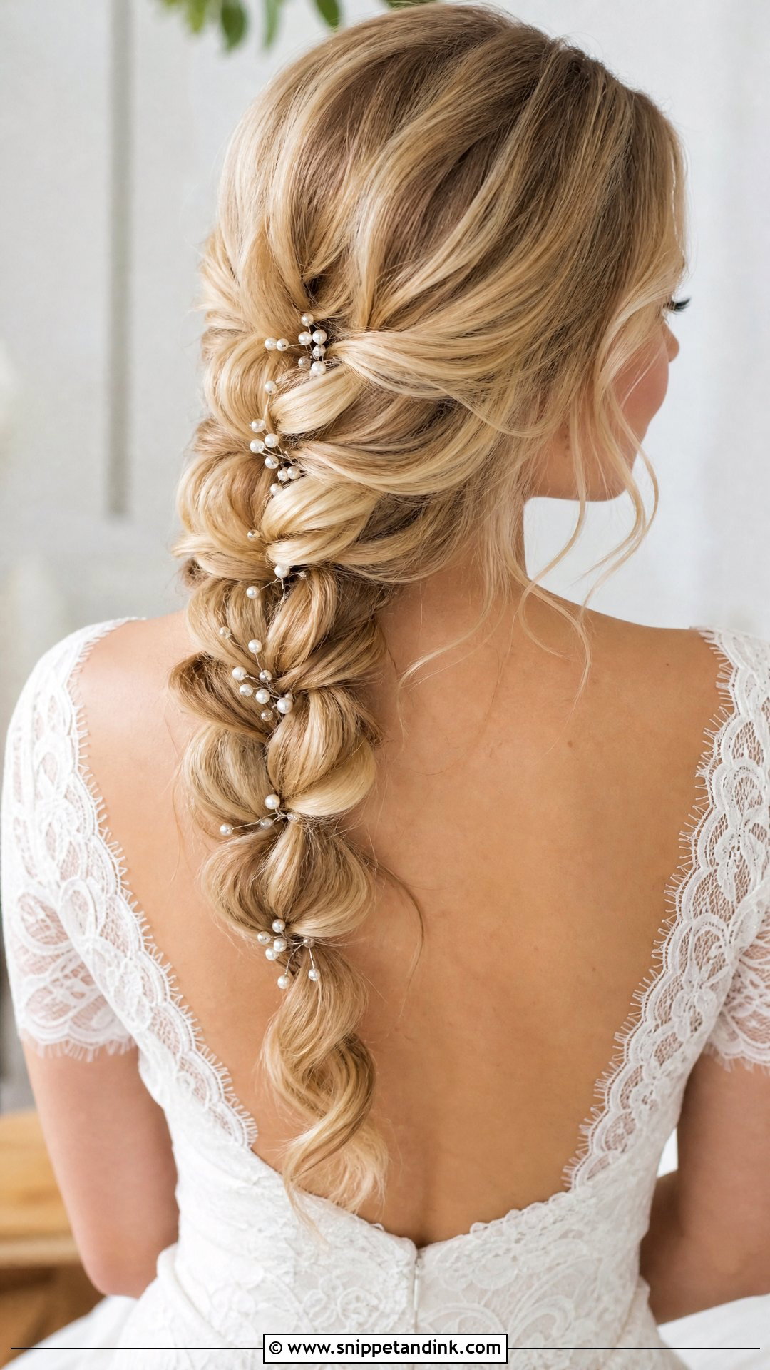 Loose Bridal Braid - Snippet and Ink - 15 Bridal Loose Hairstyles