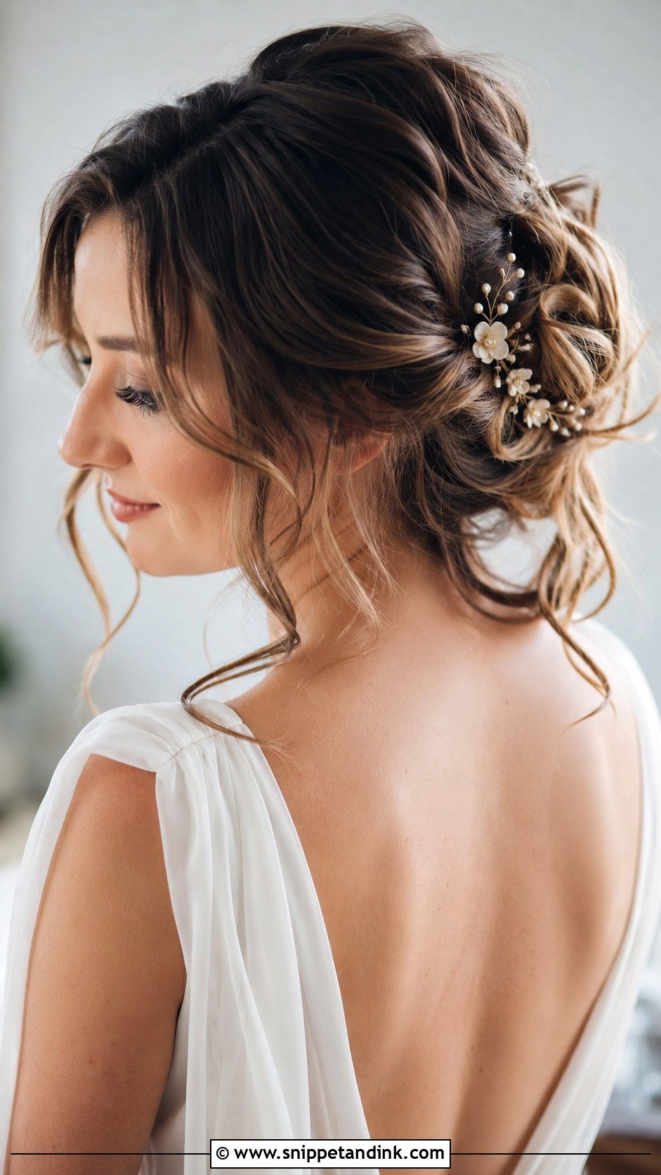 Loose Bridal Updo For Long Hair - Snippet and Ink - 20 Elegant Bridal Updo Hairstyles for Long Hair Wedding