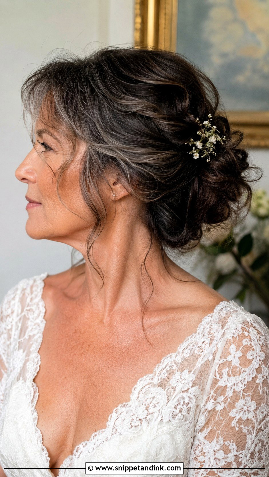 Loose Bun For Older Bride - Snippet and Ink - 15 Older Bride Hairstyles