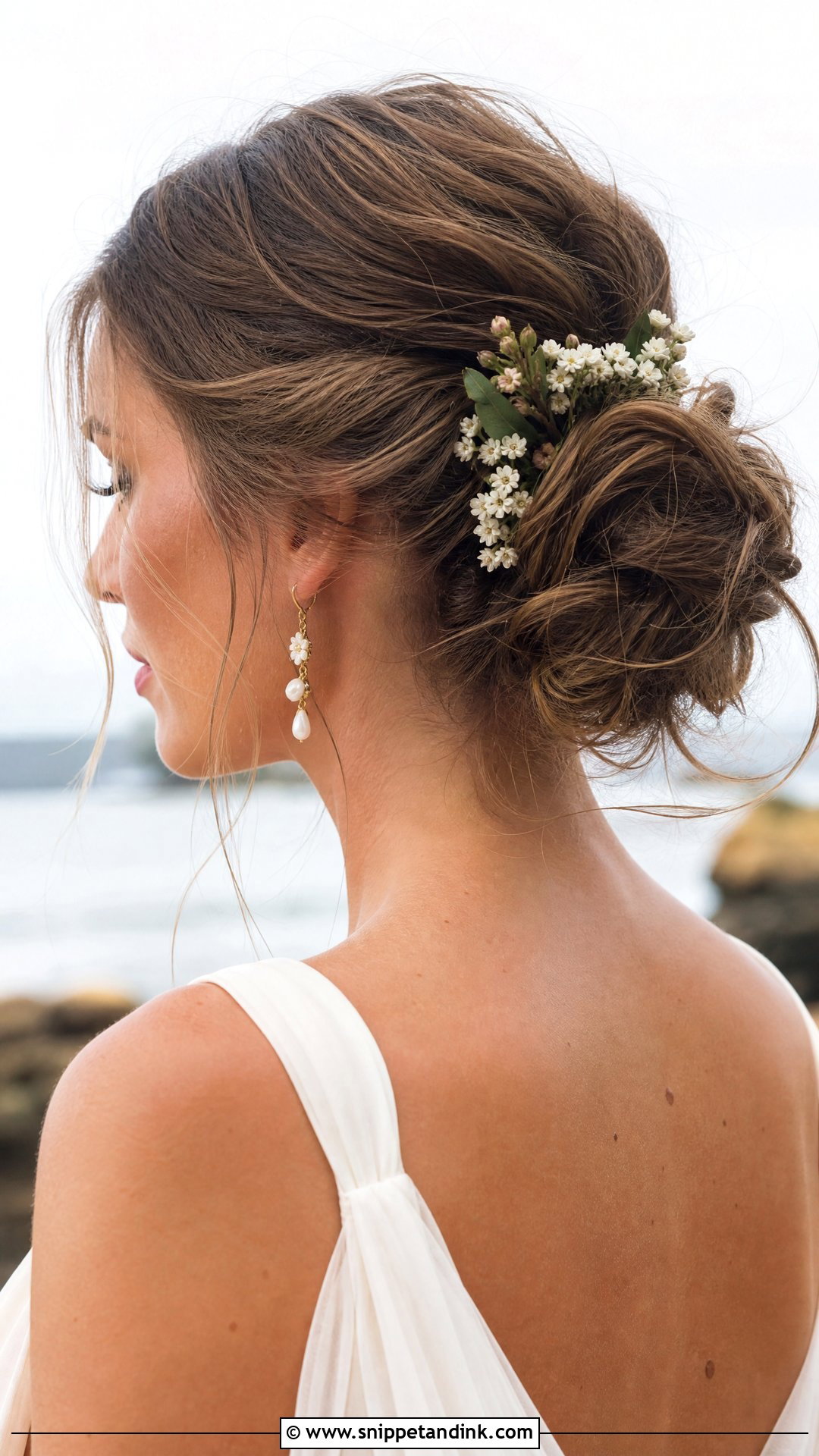 Loose Bun for Wedding - Snippet and Ink - 25 Buns Hairstyles for Wedding