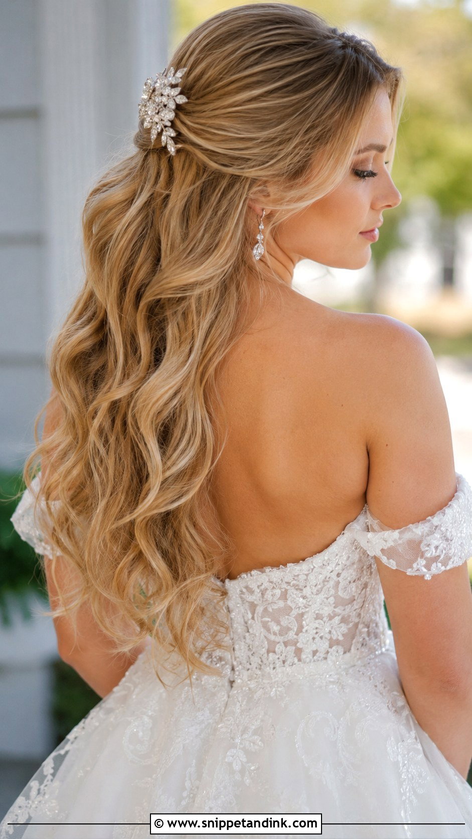Loose Cascading Waves - Snippet and Ink - 25 Modern Bridal Hair Ideas