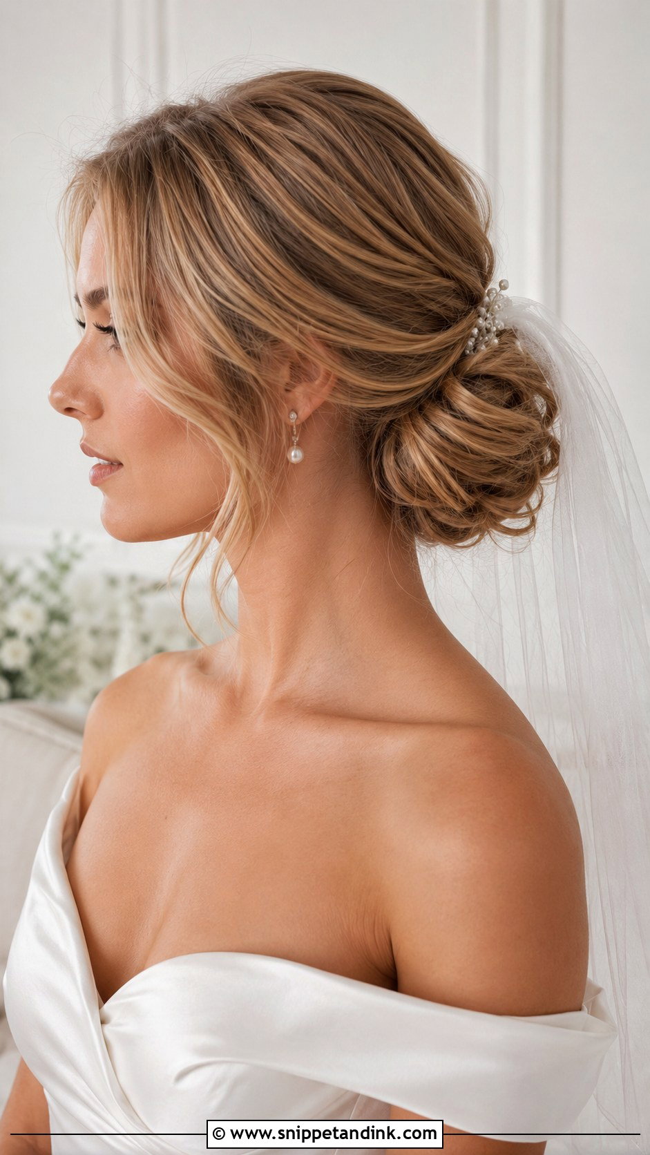 Loose Chignon Wedding Hair - Snippet and Ink - 20 Loose Bun Hairstyles Wedding