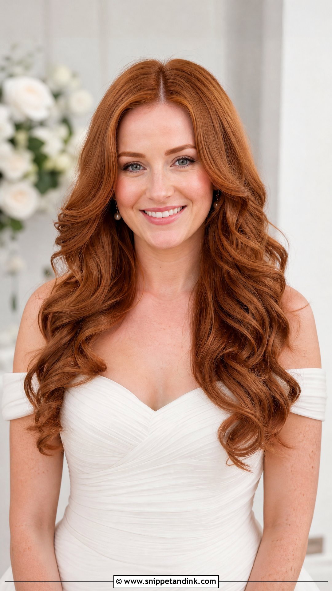 Loose Curl Wedding Hair Down - Snippet and Ink - 15 Curl Wedding Hair Ideas