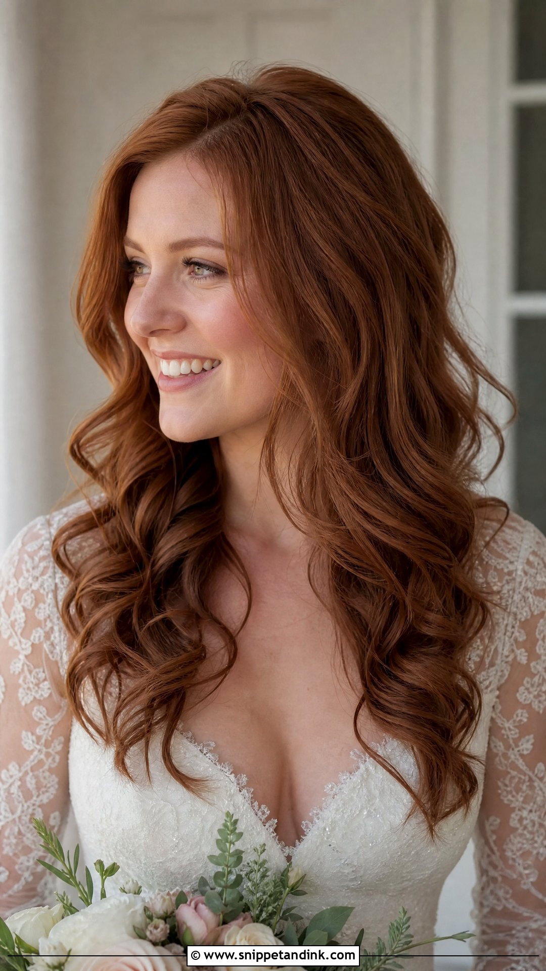 Loose Curl Wedding Hair Down - Snippet and Ink - 15 Classic Wedding Hair Down Ideas