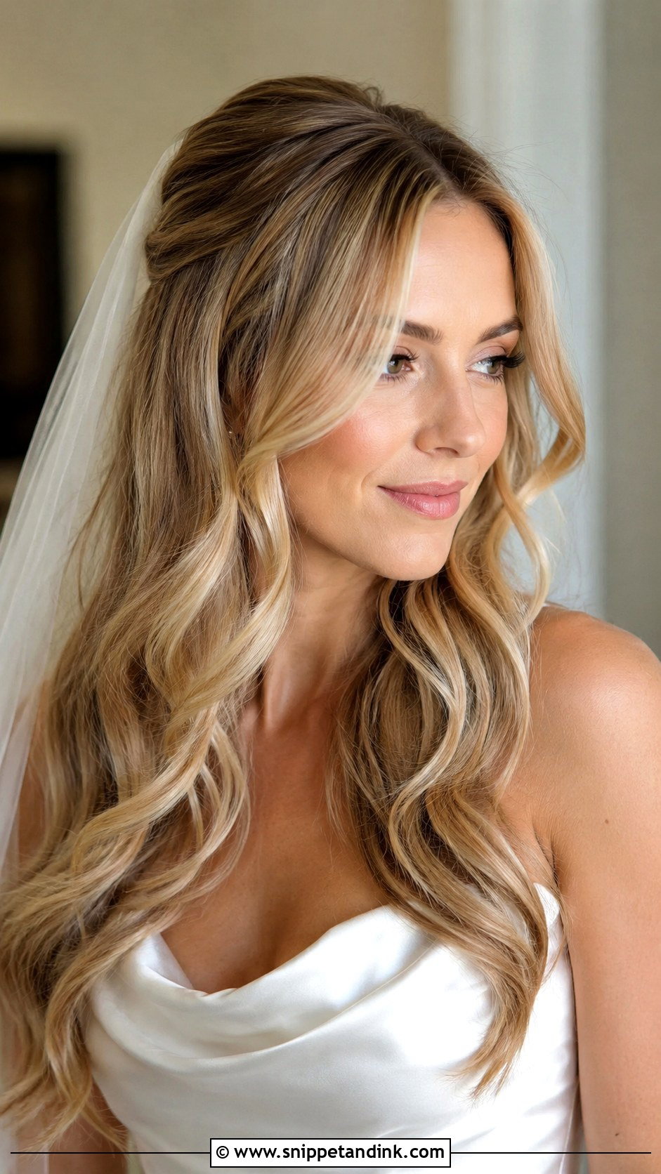 Loose Curls Bridal Hair Down - Snippet and Ink - 15 Loose Curls Bridal Hair