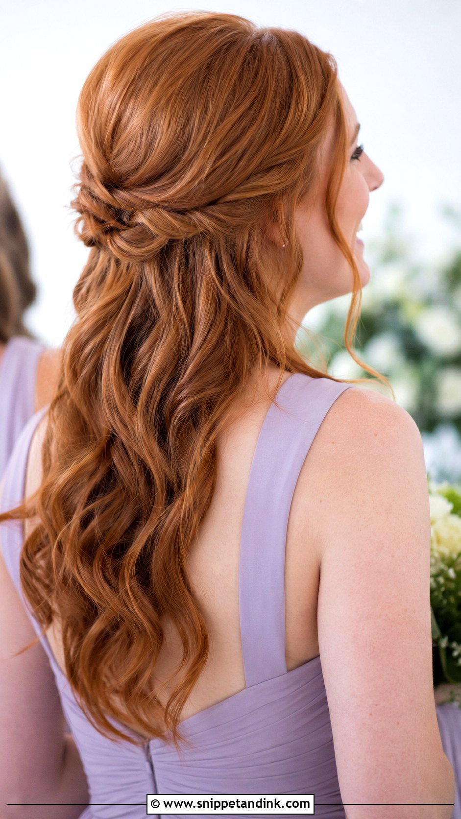 Loose Curls Bridesmaid Hair - Snippet and Ink - 20 Curled Bridesmaid Hair Ideas
