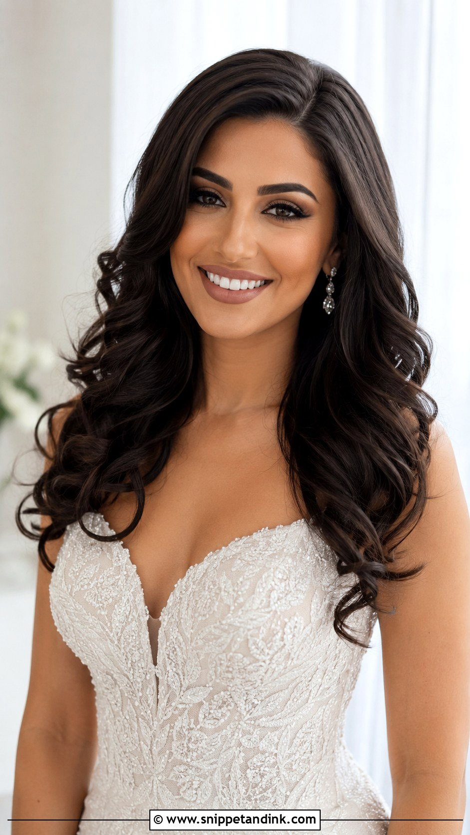 Loose Curls Engagement Open Hairstyle - Snippet and Ink - 20 Engagement Open Hairstyles