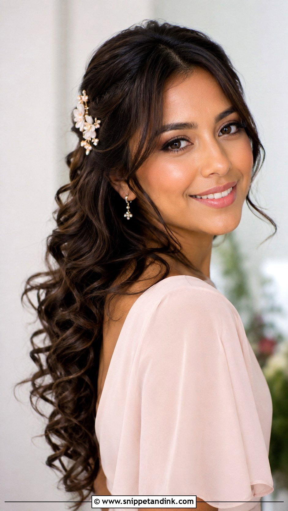 Loose Curls Wedding Hair - Snippet and Ink - 15 Hair Styles Ideas for Wedding