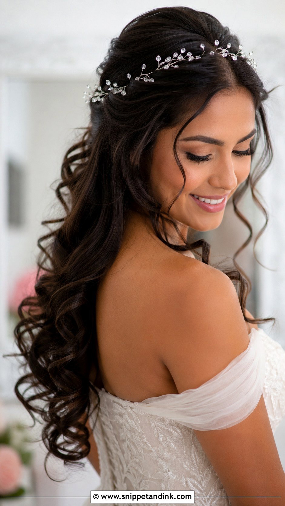 Loose Curls Wedding Hair - Snippet and Ink - 20 Hairdo for Long Hair Wedding Ideas