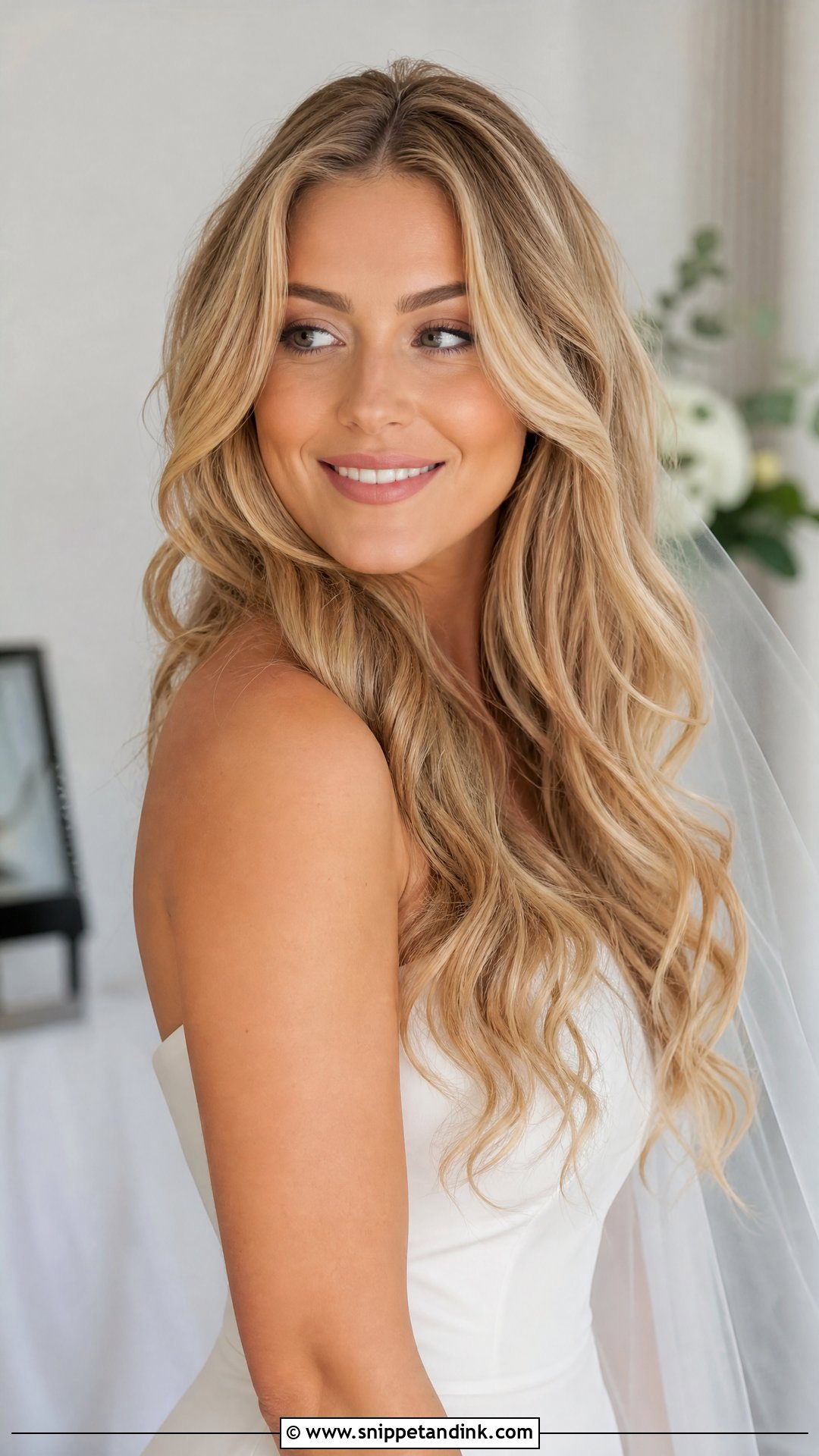 Loose Curls Wedding Hair Down - Snippet and Ink - 15 Curled Wedding Hairstyles