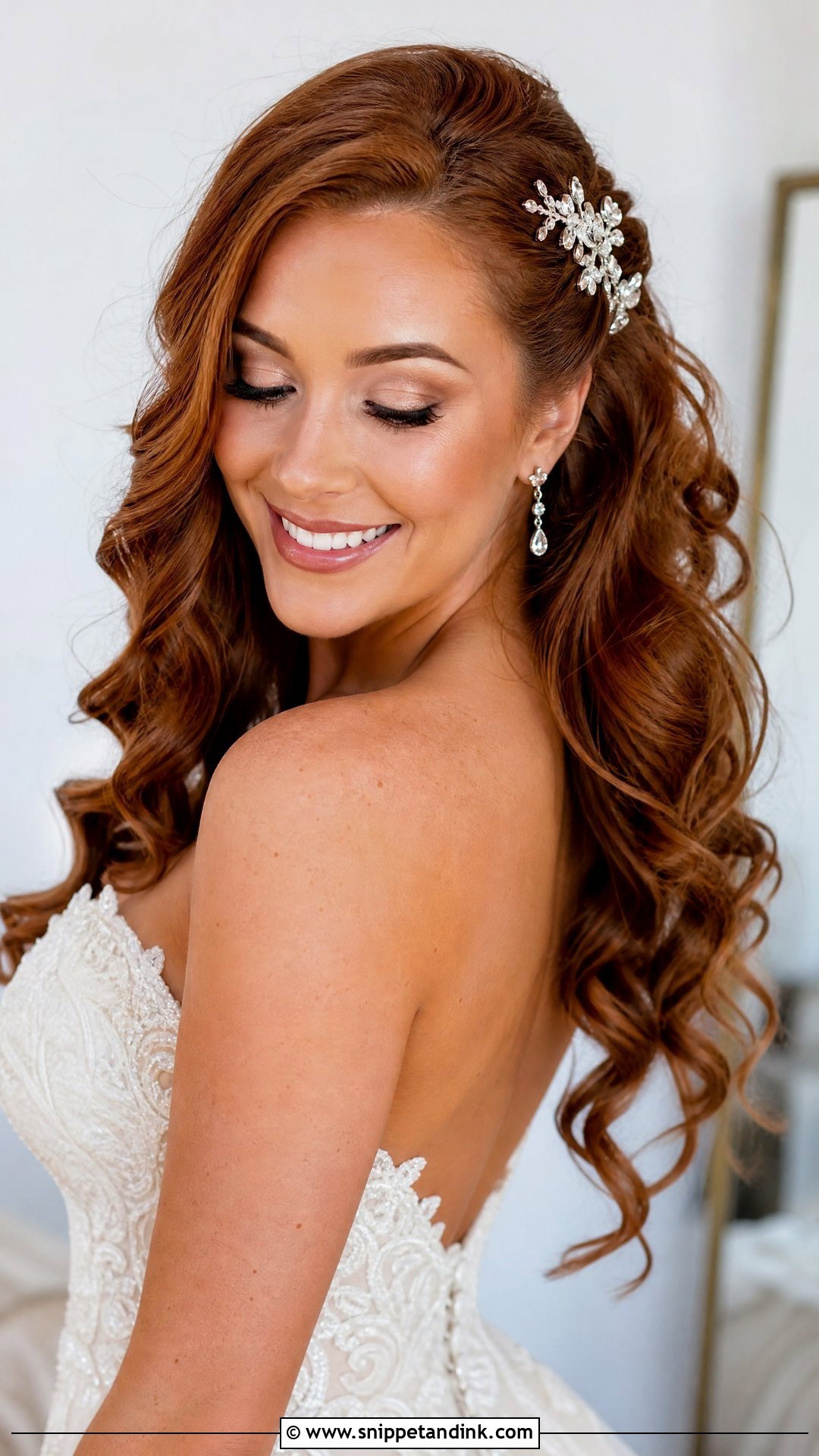 Loose Curls Wedding Hairstyle - Snippet and Ink - 20 Wedding Hairstyle Ideas