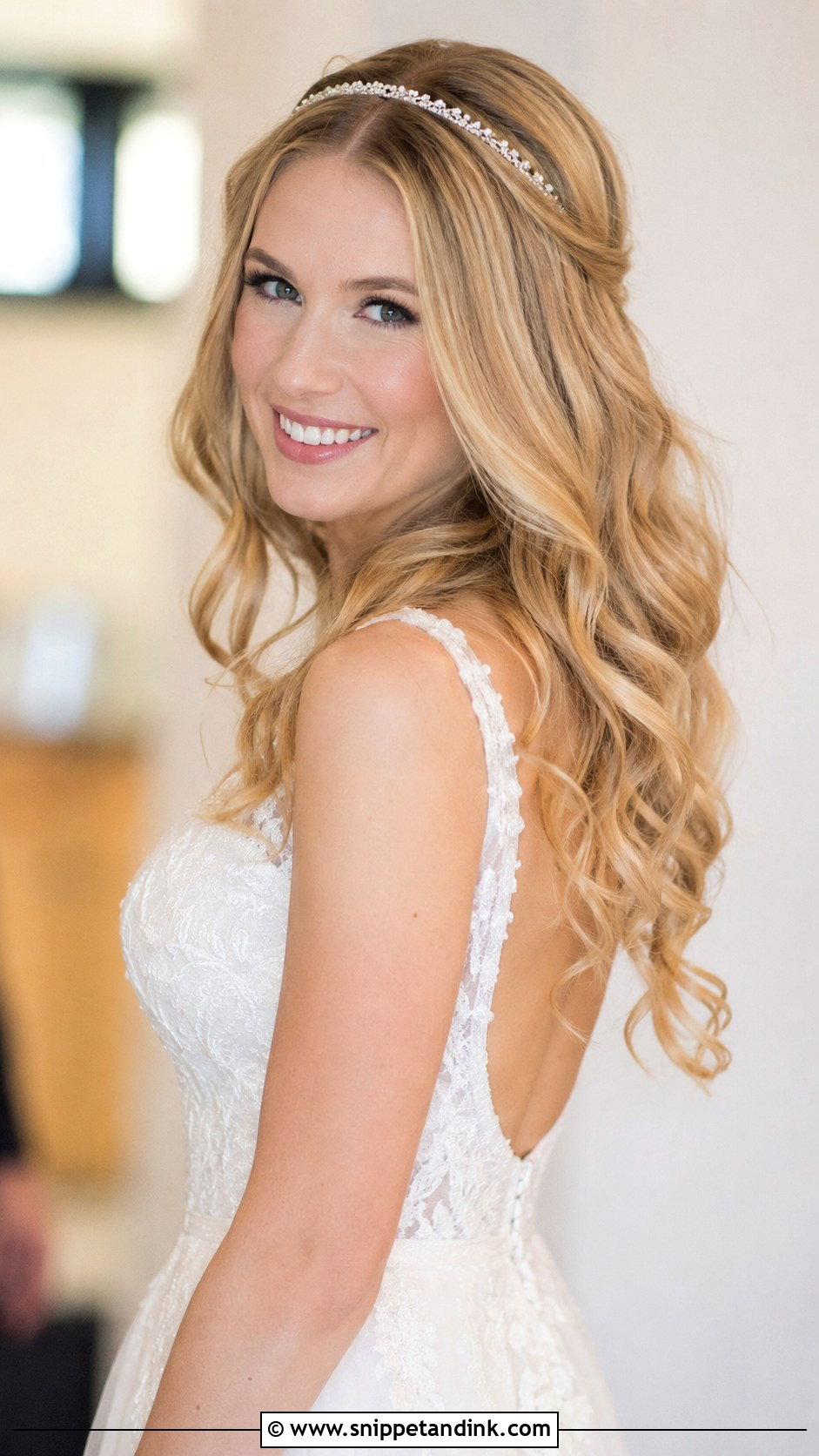 Loose Curls Wedding Hairstyle - Snippet and Ink - 25 Wedding Day Hairstyles