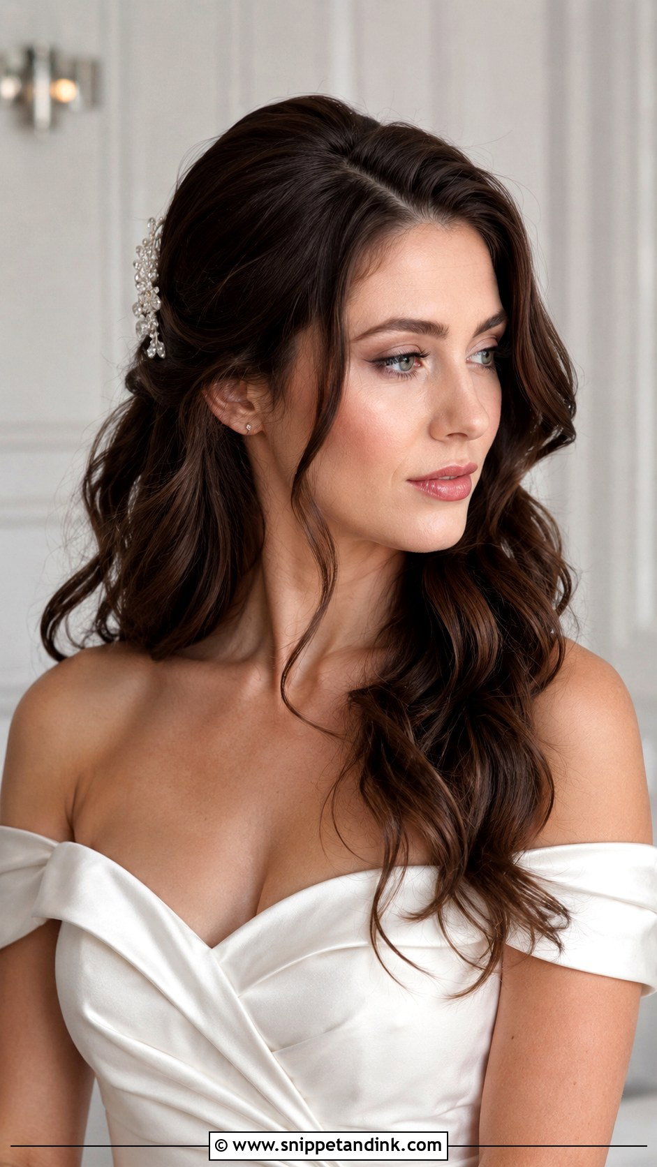 Loose Curls Wedding Hairstyle - Snippet and Ink - 15 Simple Long Hairstyles for Wedding