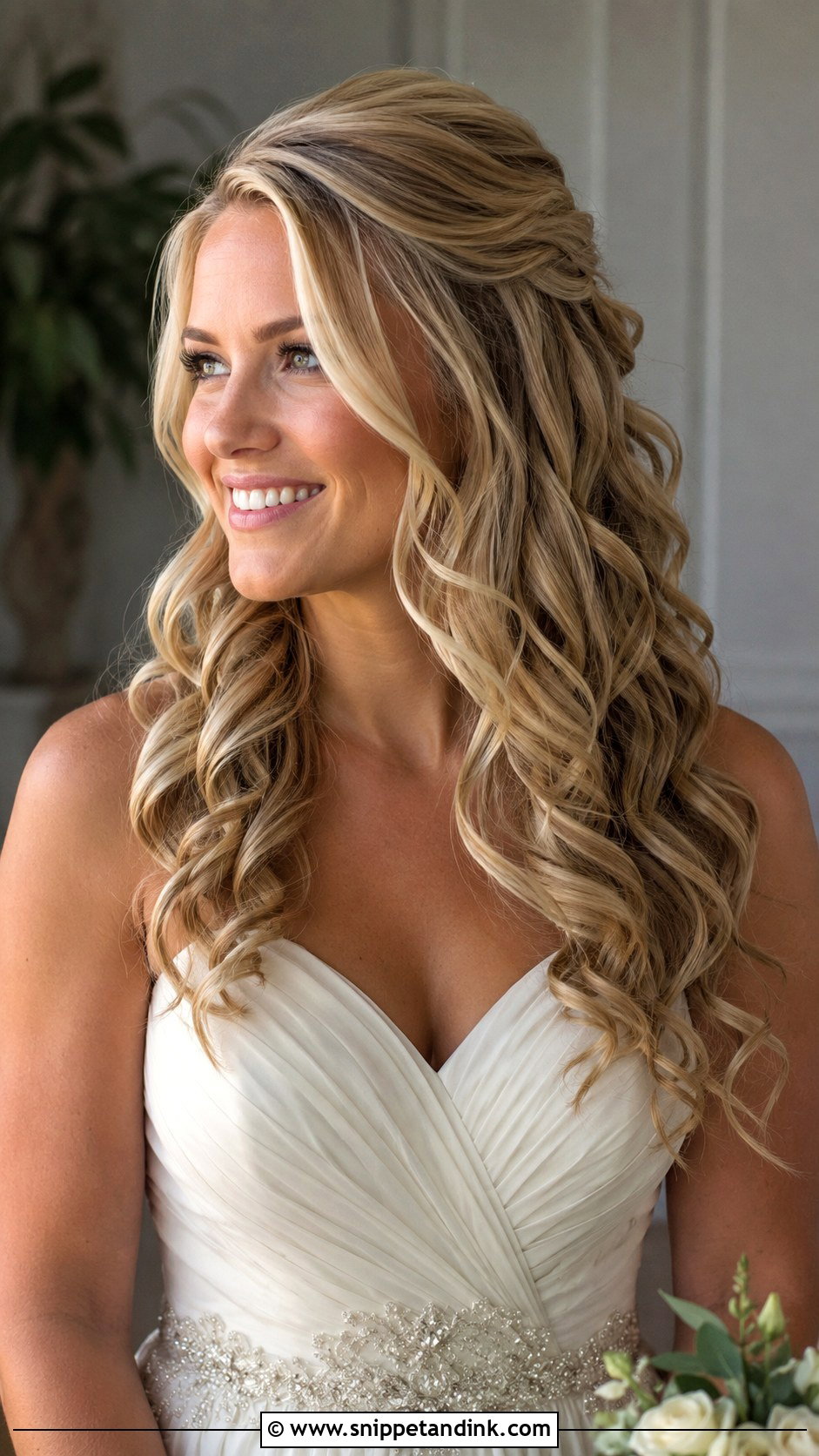 Loose Curls Wedding Hairstyle - Snippet and Ink - 20 Hairstyle Idea for Wedding Ideas