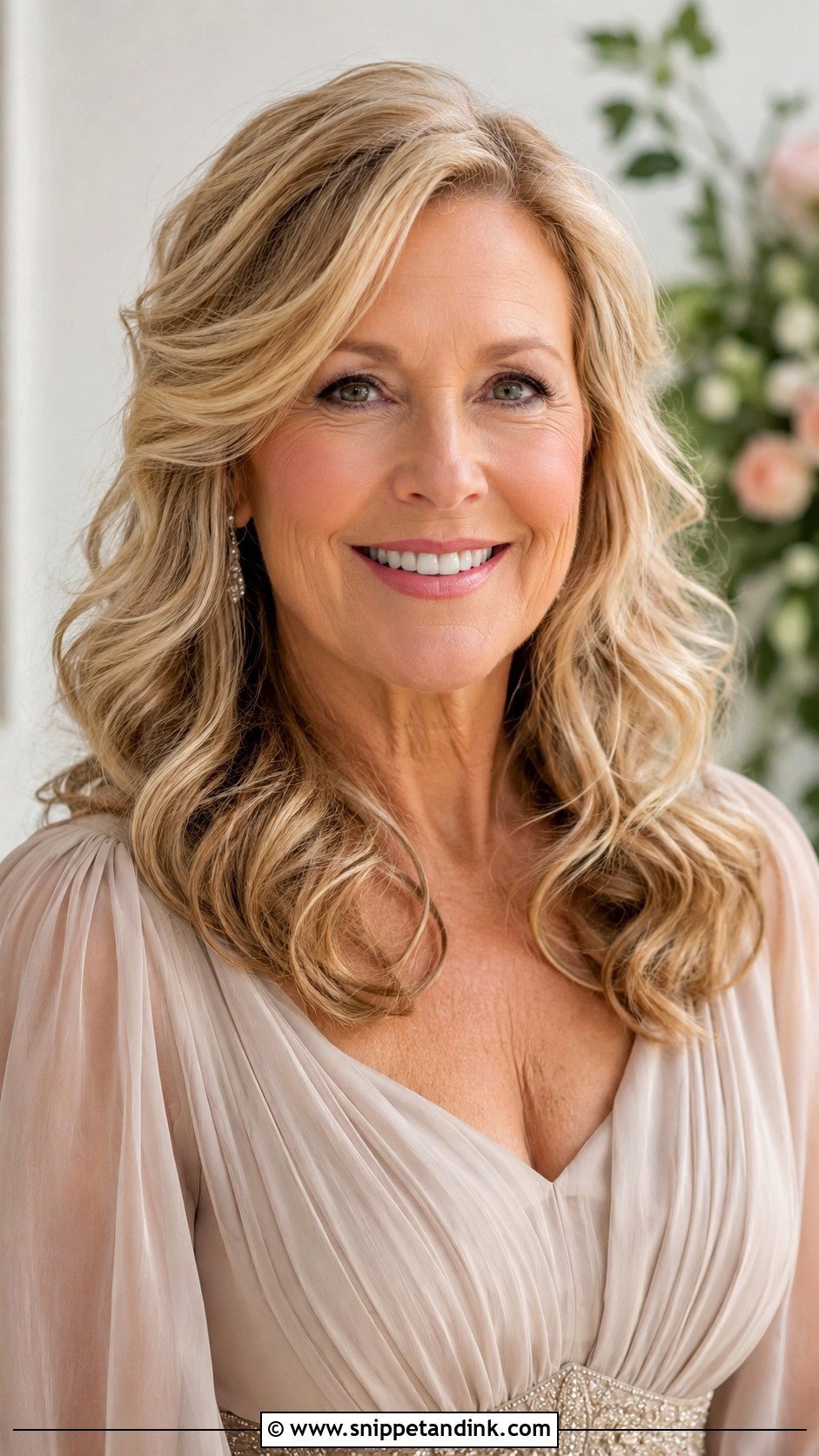Loose Curls for Mother of the Bride - Snippet and Ink - 25 Wedding Hair for Mother of the Bride Ideas