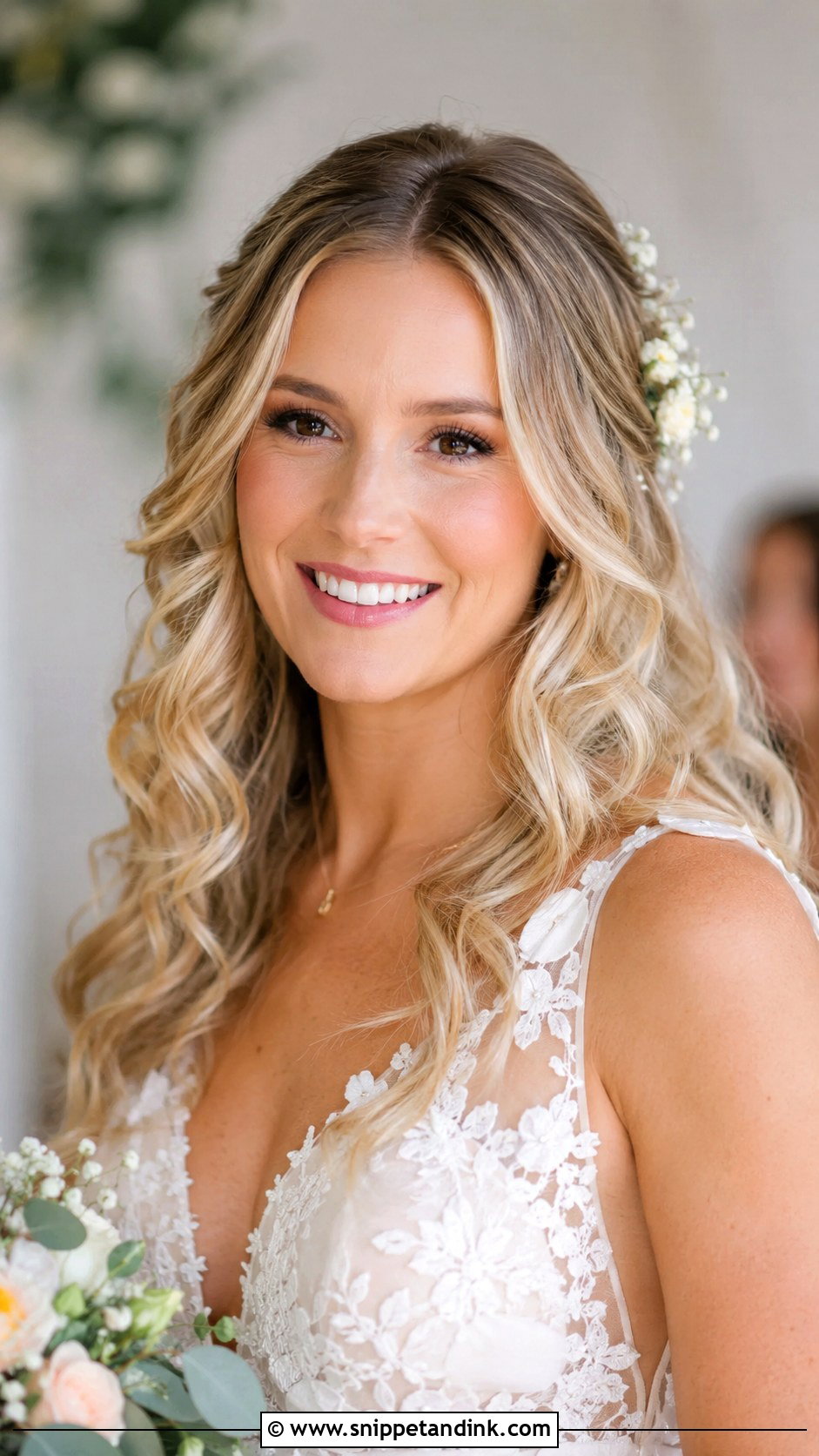 Loose Curls for Wedding - Snippet and Ink - 20 Haircut for Wedding Ideas