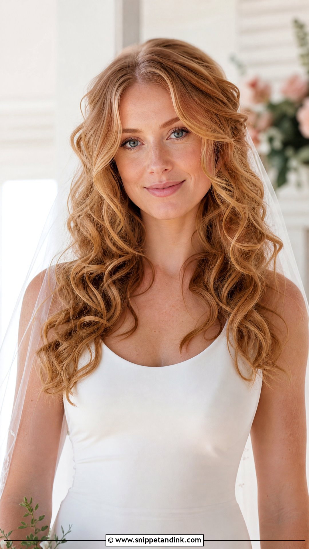 Loose Curly Wedding Hair - Snippet and Ink - 15 Curly Hairstyles for Wedding Bride