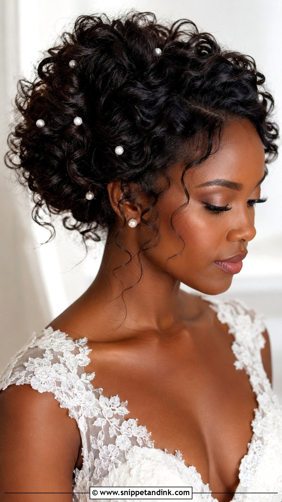 Loose Curly Wedding Updo - Snippet and Ink - 15 Lose Wedding Hairstyles