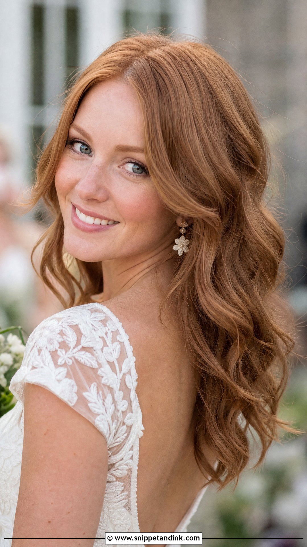 Loose Down Curls Wedding Hair - Snippet and Ink - 15 Down Curly Hairstyles for Wedding