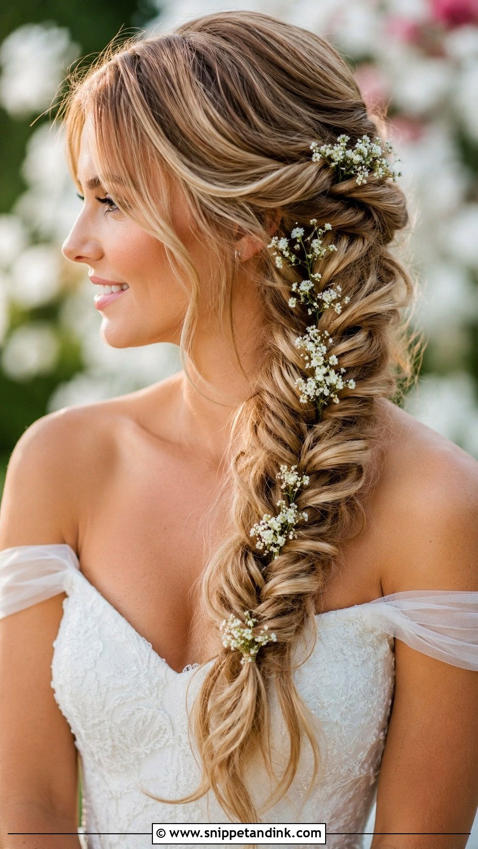 Loose Fishtail Braid for Long Hair - Snippet and Ink - 25 Bridal Braids for Long Hair
