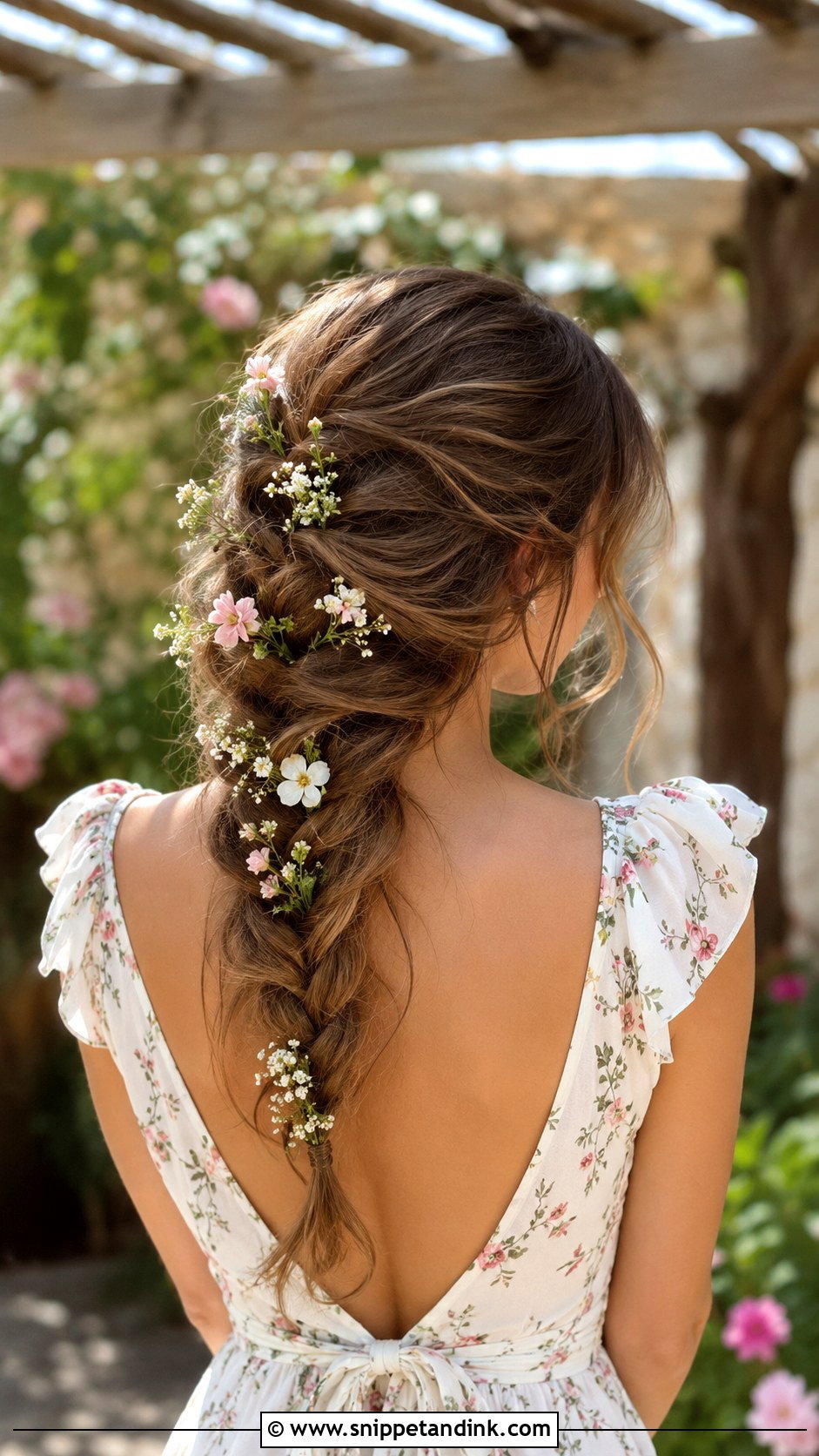 Loose French Braid - Snippet and Ink - 25 Long Hairstyles for Wedding Guest