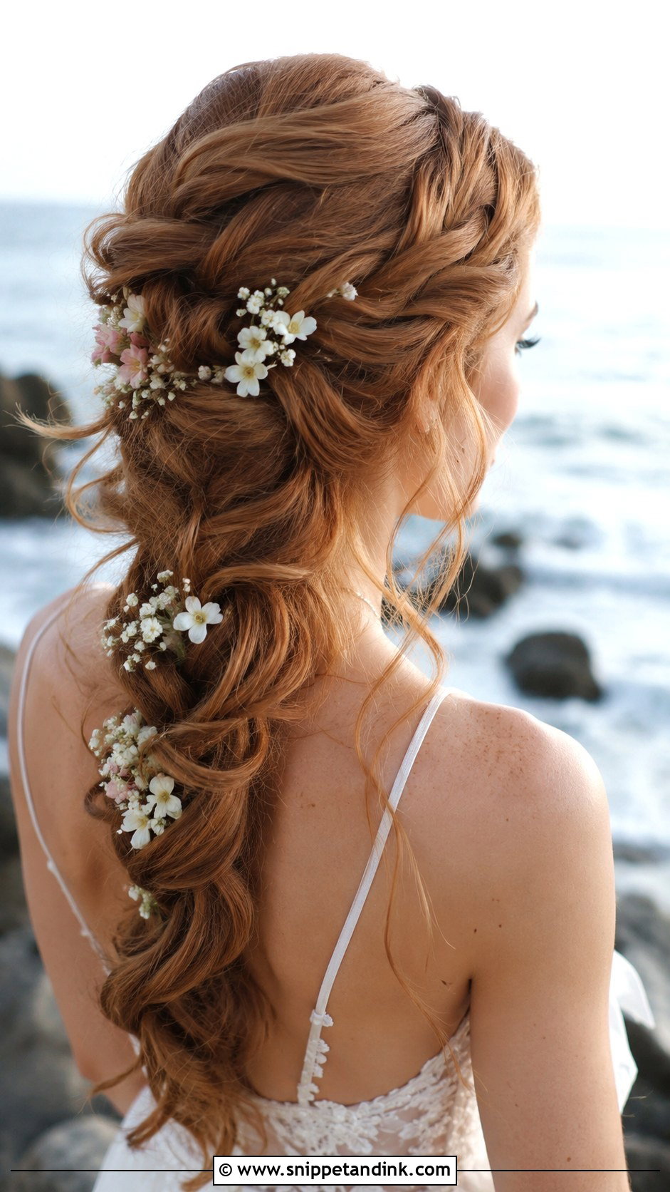 Loose French Braid - Snippet and Ink - 25 Simple Wedding Hairstyles for Long Hair