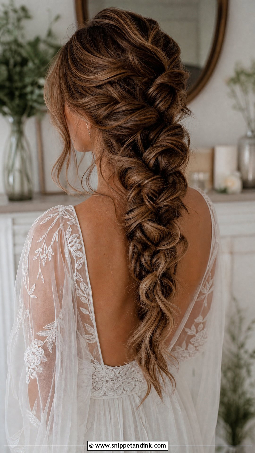 Loose French Braid Bridal Hair - Snippet and Ink - 15 French Braid Bridal Hair Ideas