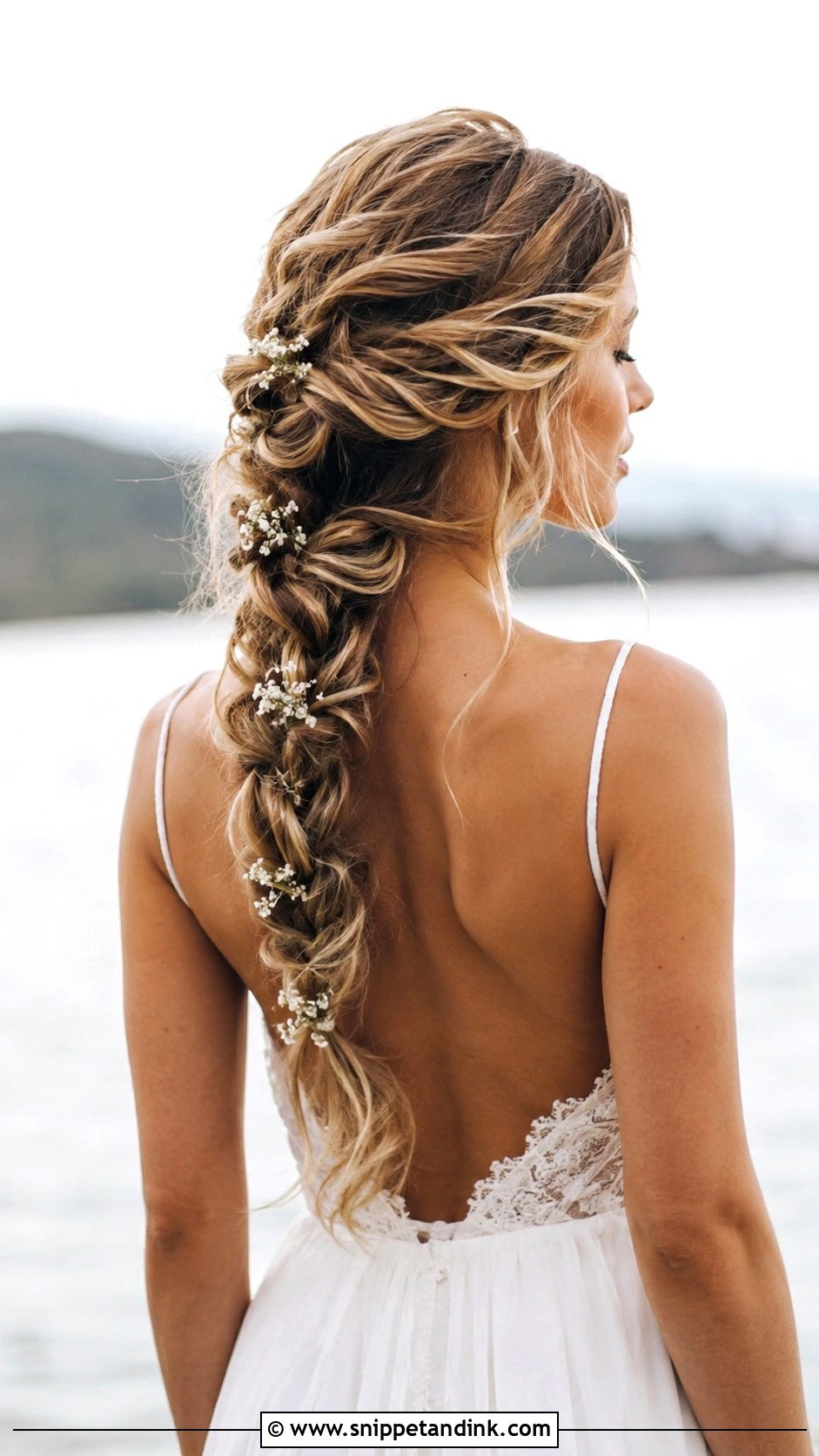 Loose French Braid Down - Snippet and Ink - 25 Braided Hairstyles for Bride