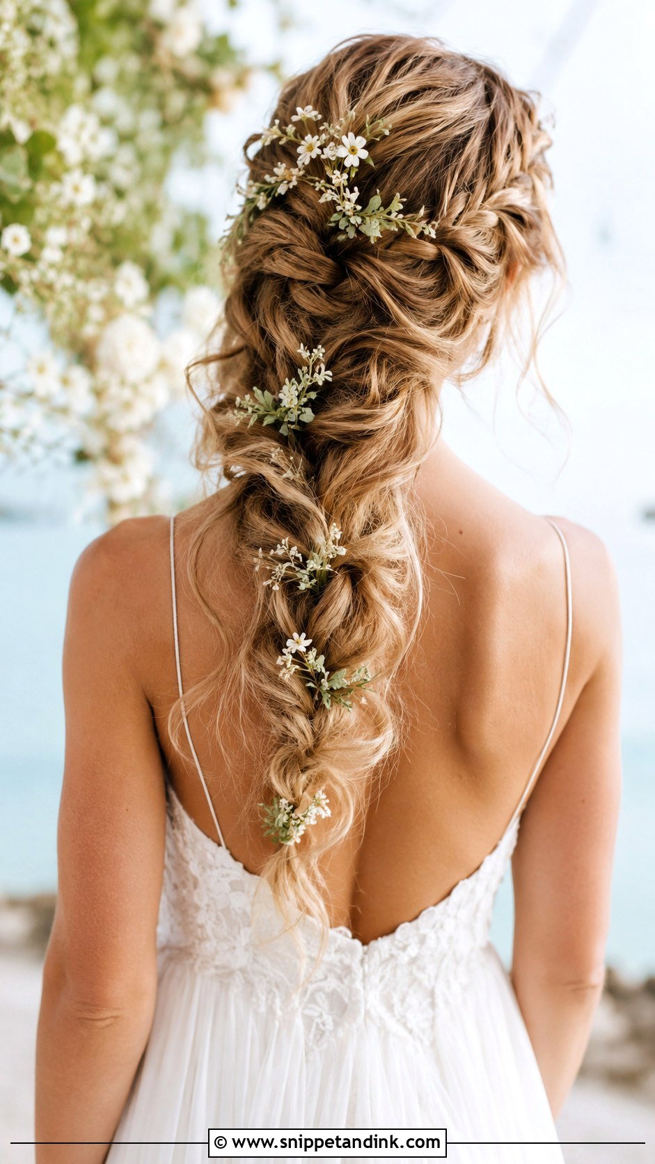 Loose French Braid Down - Snippet and Ink - 20 Braid Hairstyle for Wedding Ideas