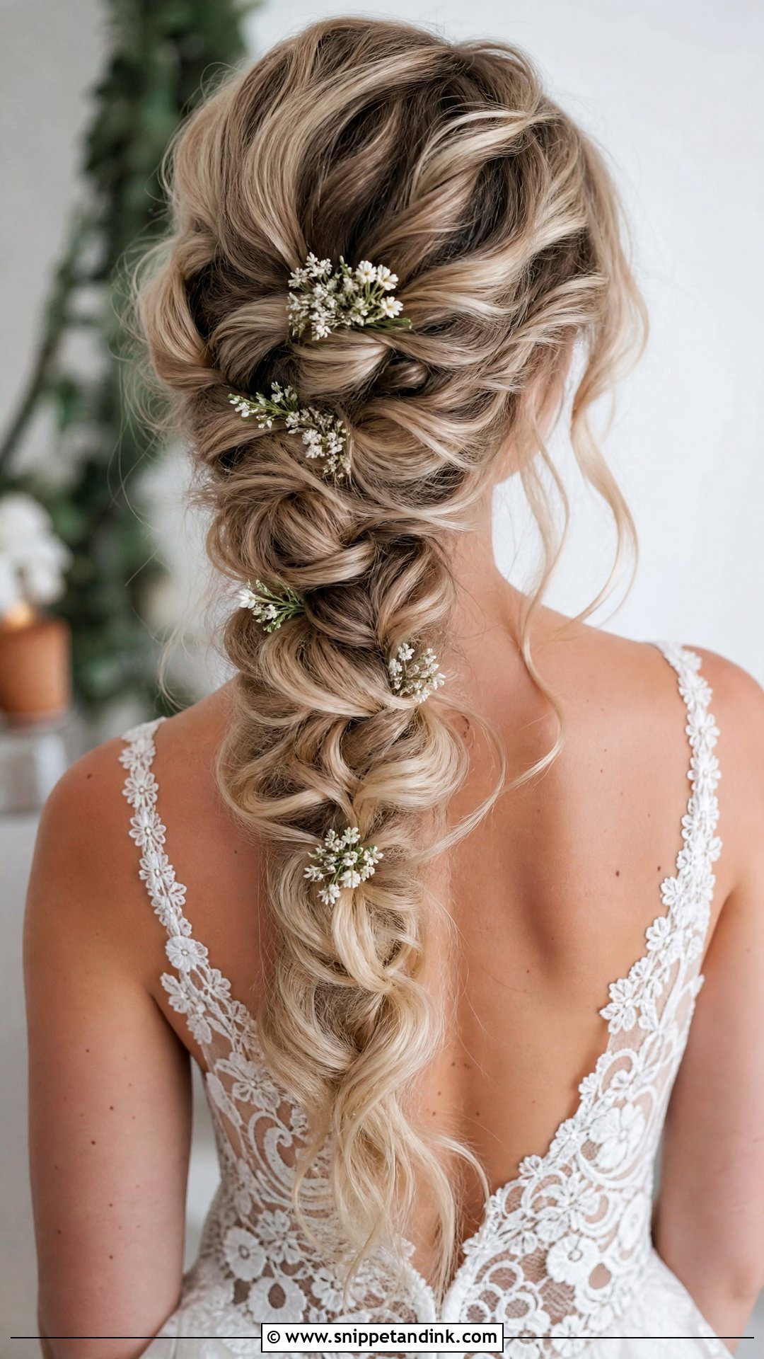 Loose French Braid Wedding Hair - Snippet and Ink - 15 French Braid Hairstyles for Wedding