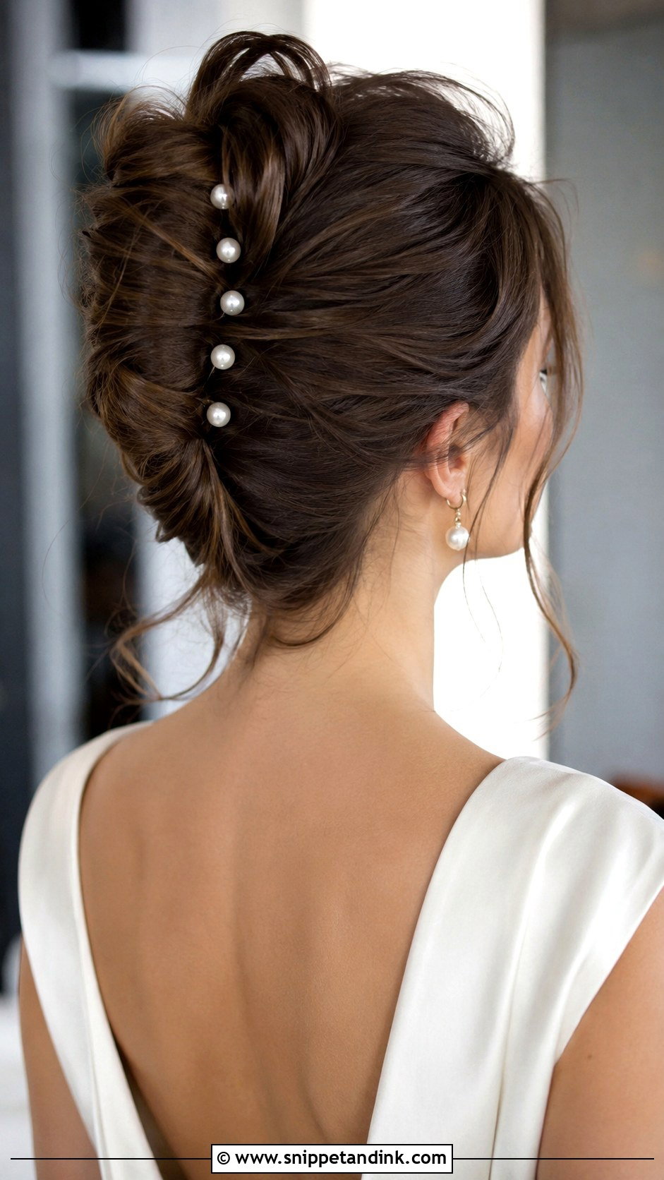 Loose French Twist Wedding Hairstyle - Snippet and Ink - 15 Lose Wedding Hairstyles