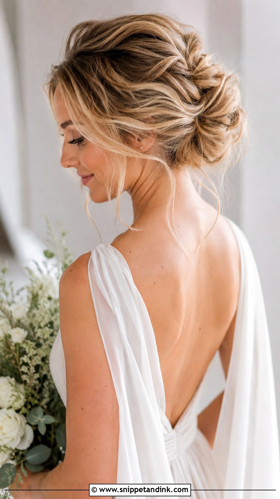 Loose French Twist With Soft Tendrils - Snippet and Ink - 25 French Twist Bridal Hair Ideas