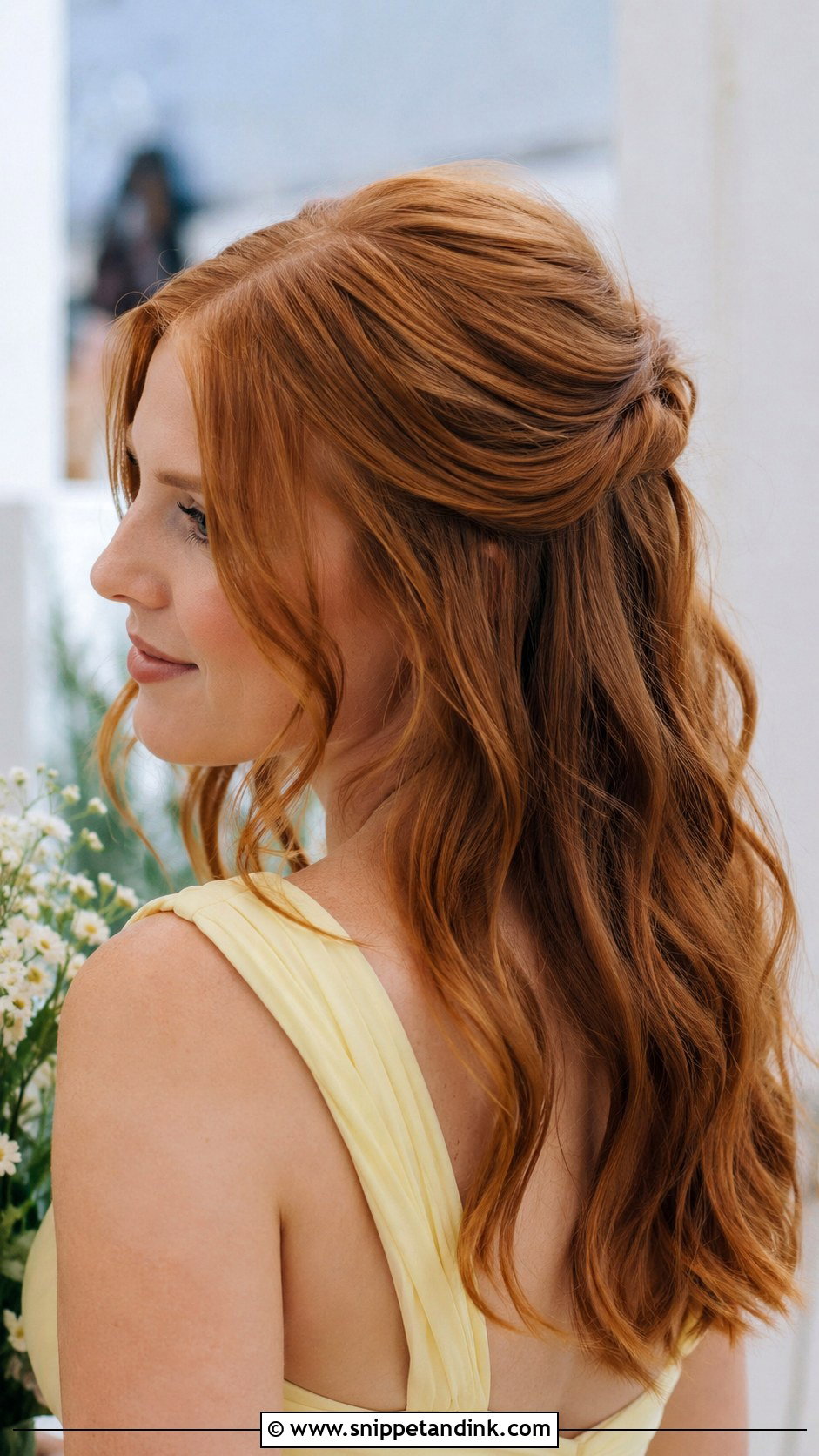 Loose Half Up Half Down Bridesmaid Hair - Snippet and Ink - 20 Bridesmaid Hair Styles Half Up Half Down Medium Length