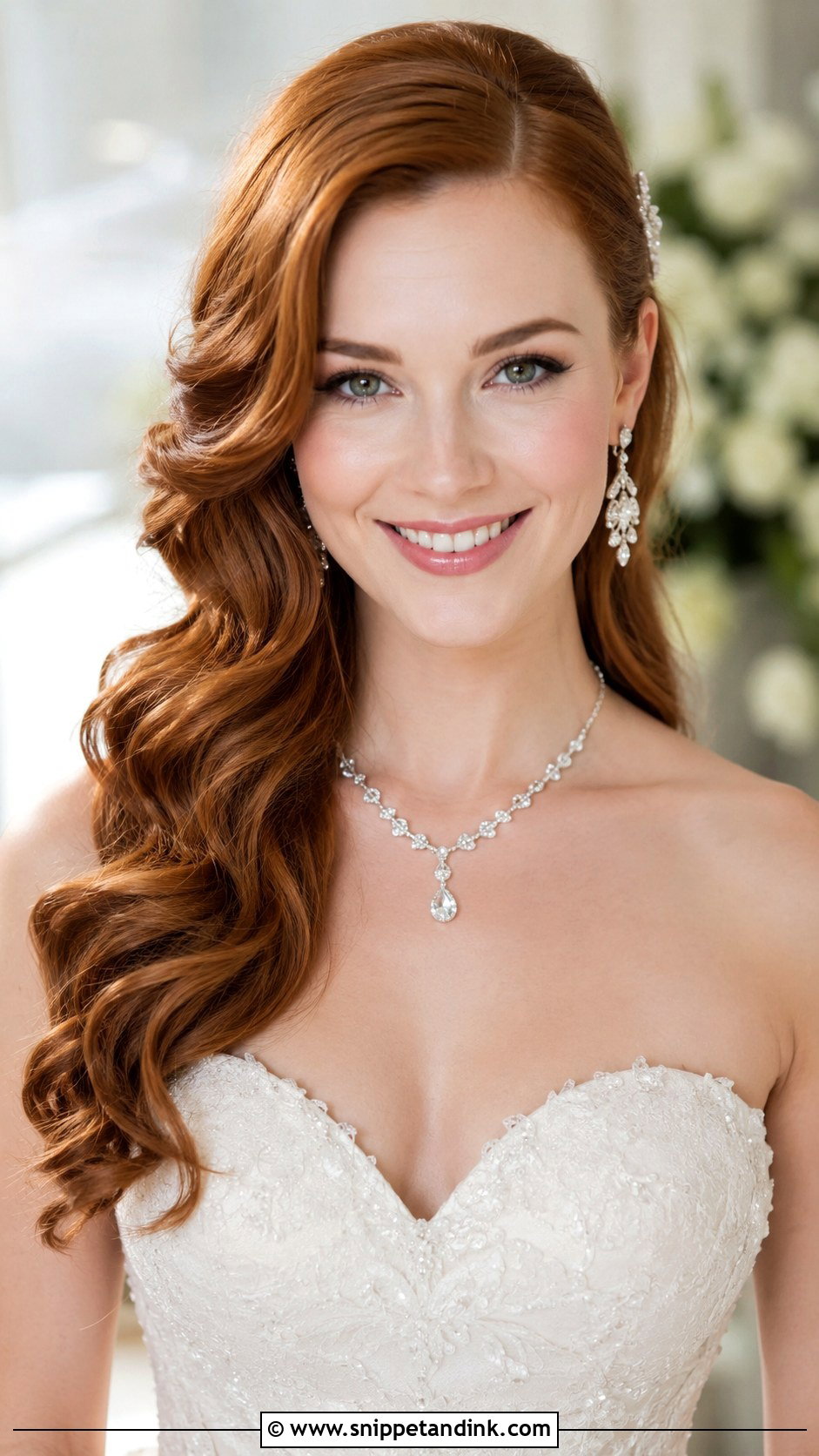Loose Hollywood Waves - Snippet and Ink - 35 Simple Wedding Hairstyles