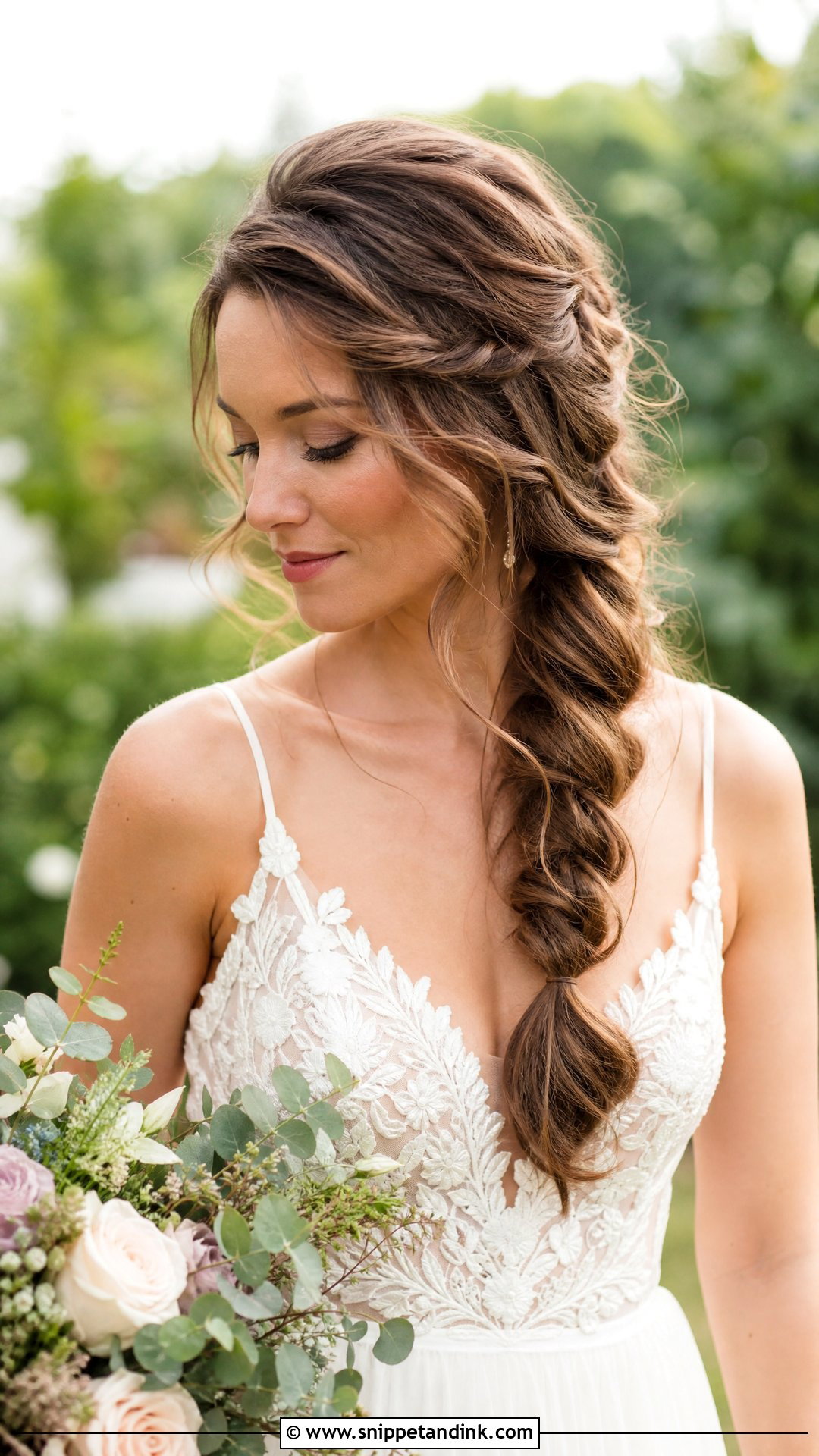 Loose Low Braid - Snippet and Ink - 20 Wedding Haircut Ideas