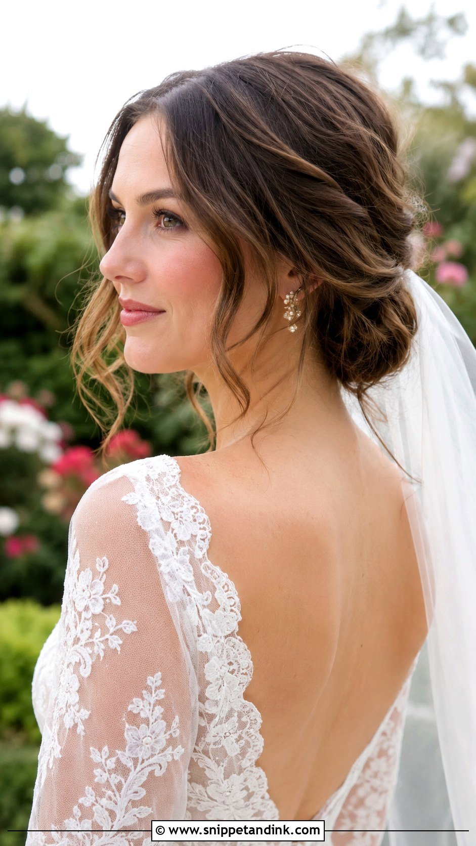 Loose Low Bun Wedding Hairstyle - Snippet and Ink - 20 Unique Wedding Hair Ideas