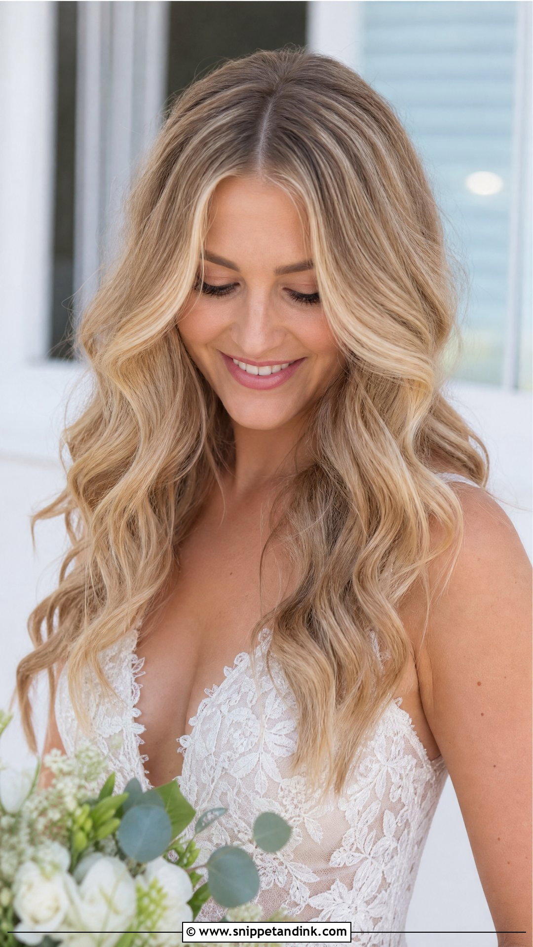 Loose Romantic Bridal Waves - Snippet and Ink - 20 Soft Bridal Hair Ideas