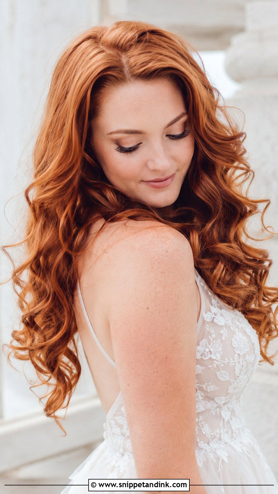 Loose Romantic Curls - Snippet and Ink - 25 Simple Engagement Hairstyles