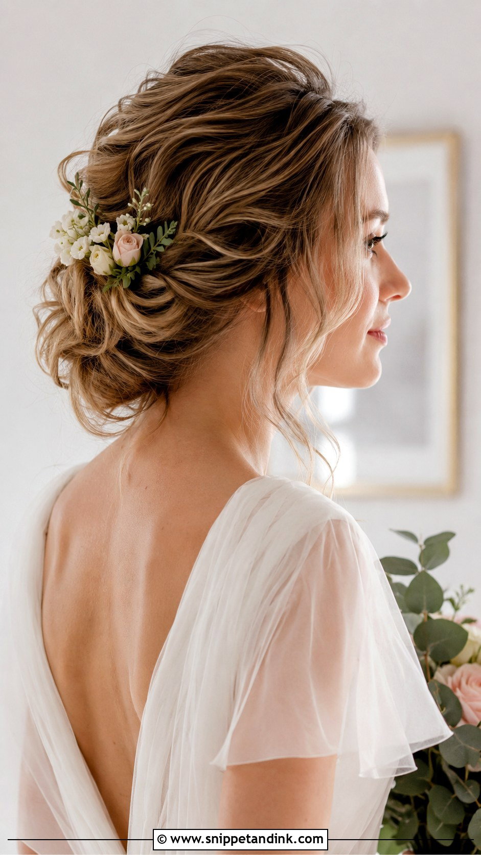 Loose Romantic Updo - Snippet and Ink - 20 Long Hair Bride Hairstyles