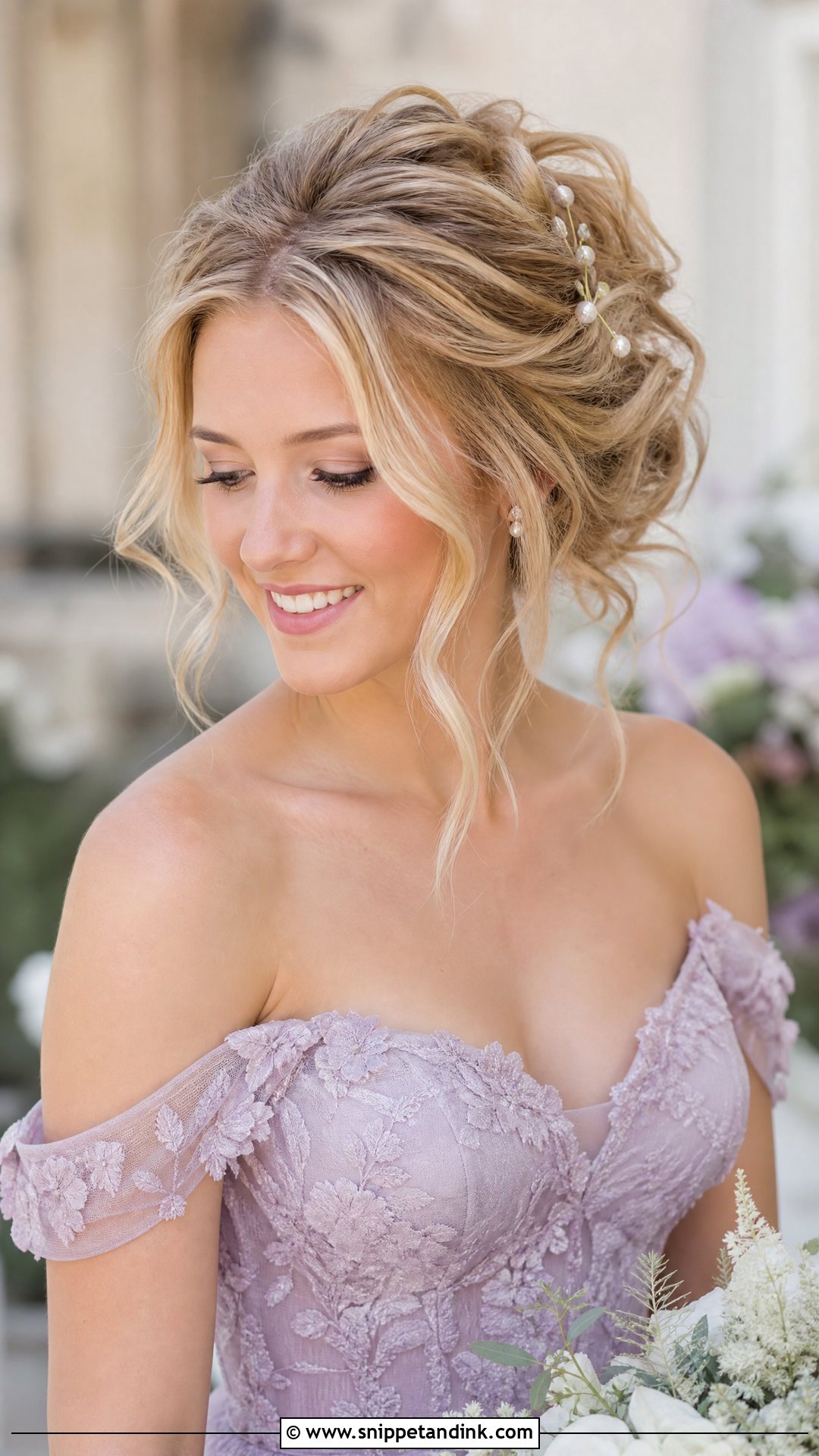 Loose Romantic Updo - Snippet and Ink - 20 Mother of the Bride Updo Hairstyles