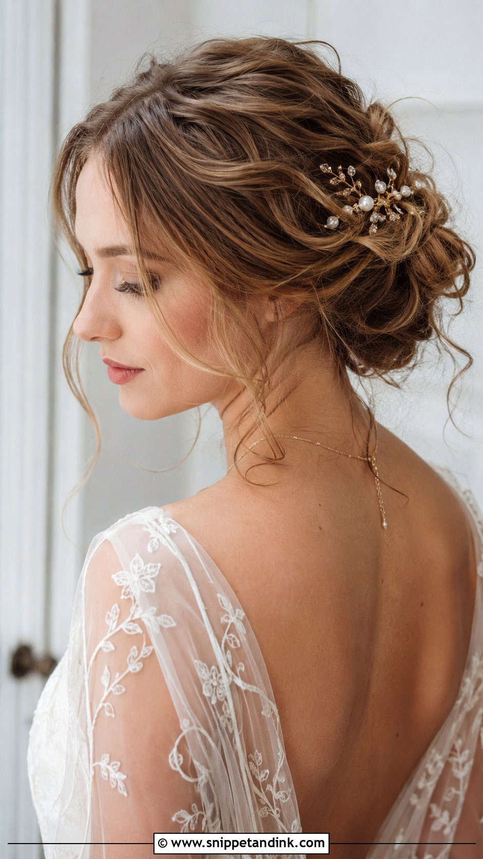 Loose Romantic Updo - Snippet and Ink - 20 Wedding Day Hairstyles for Bride