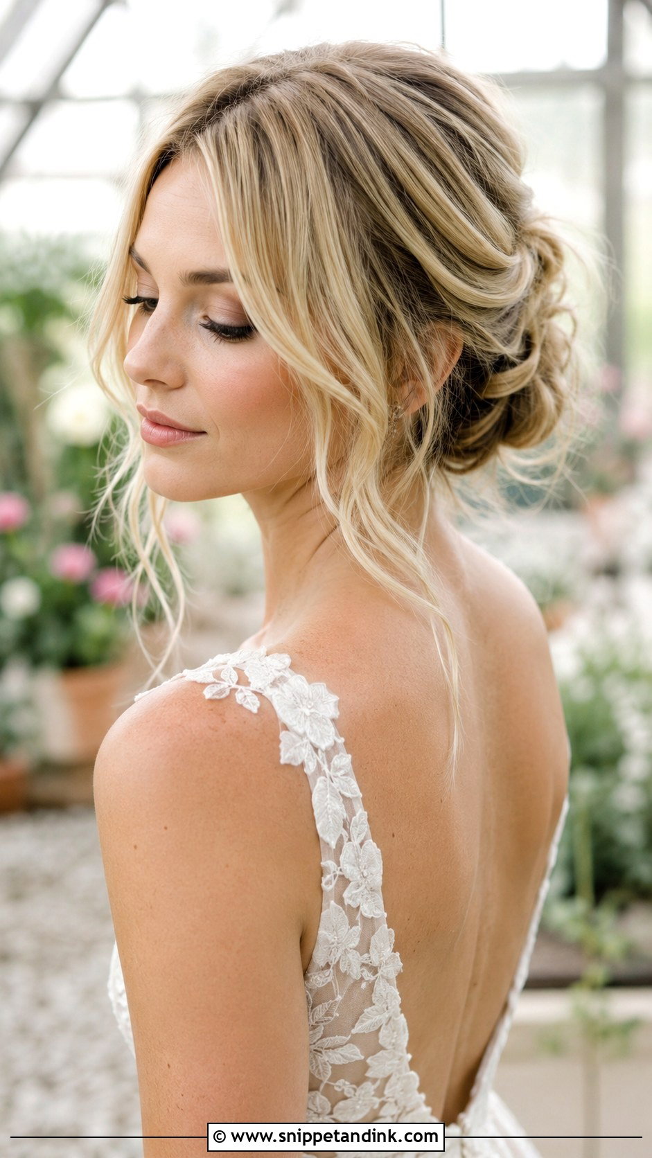 Loose Romantic Updo - Snippet and Ink - 25 Updo Wedding Hairstyles for Long Hair